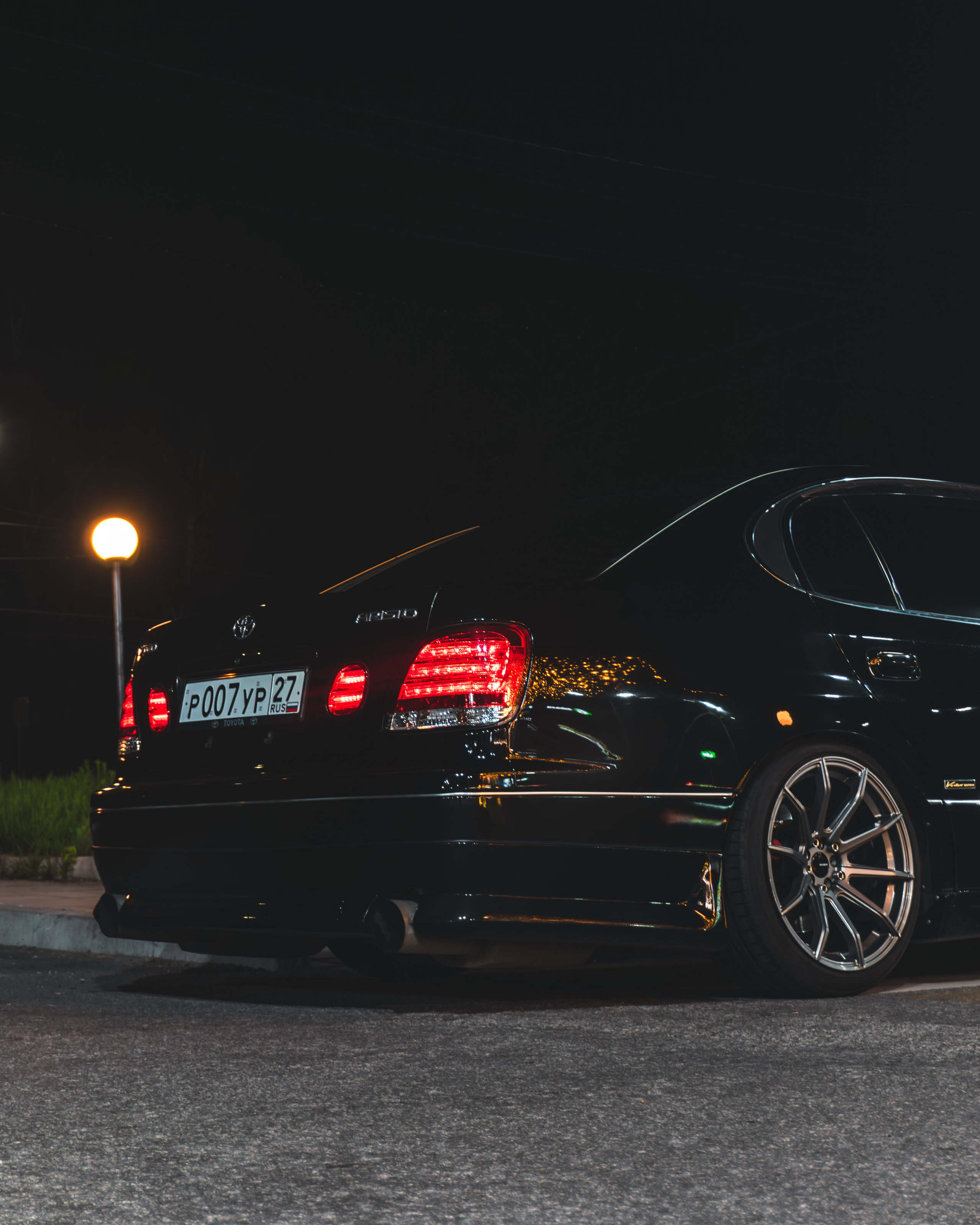 Toyota Aristo: в огнях Хабаровска