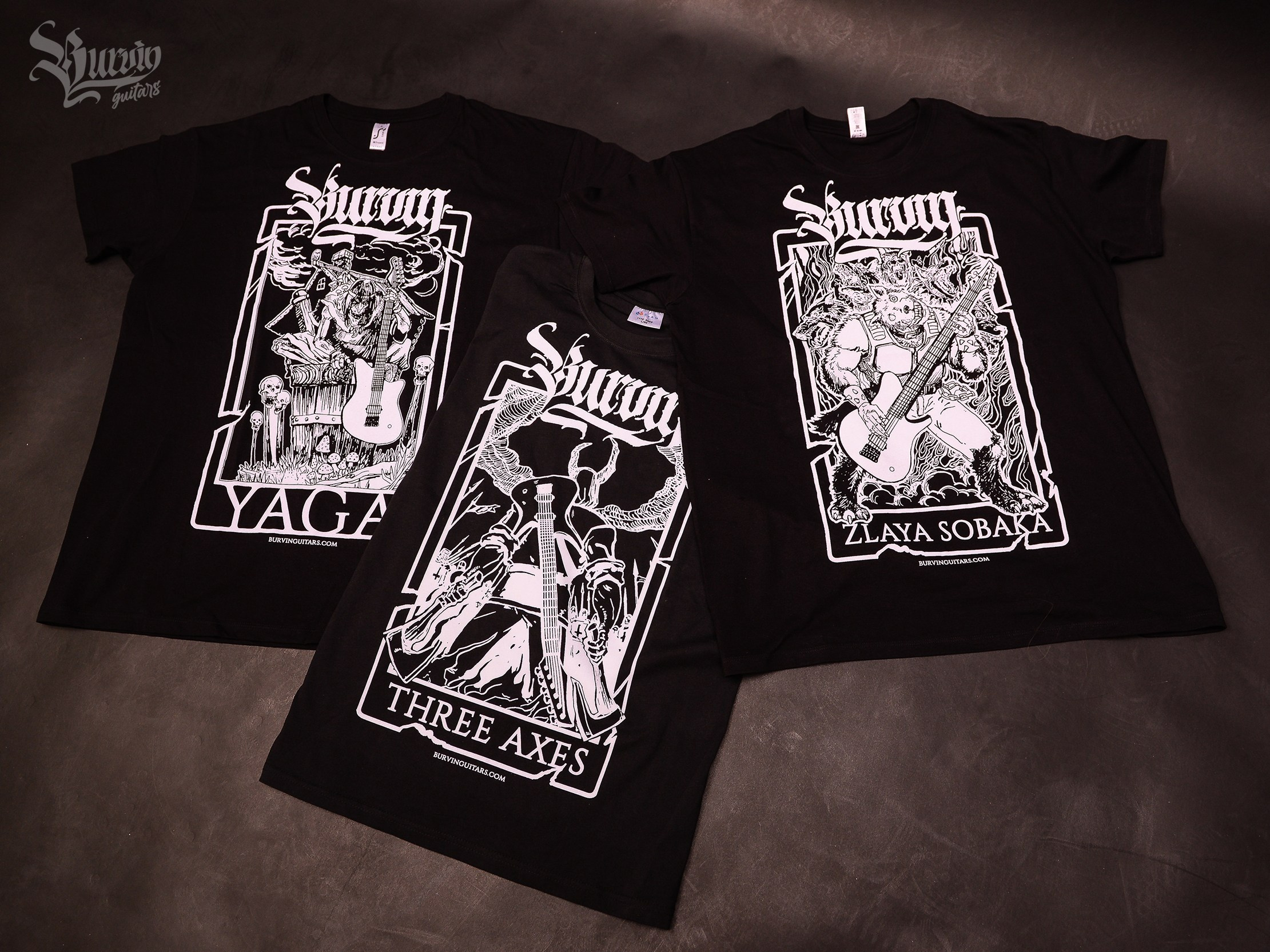 Merch. Master of making guitars and basses to order