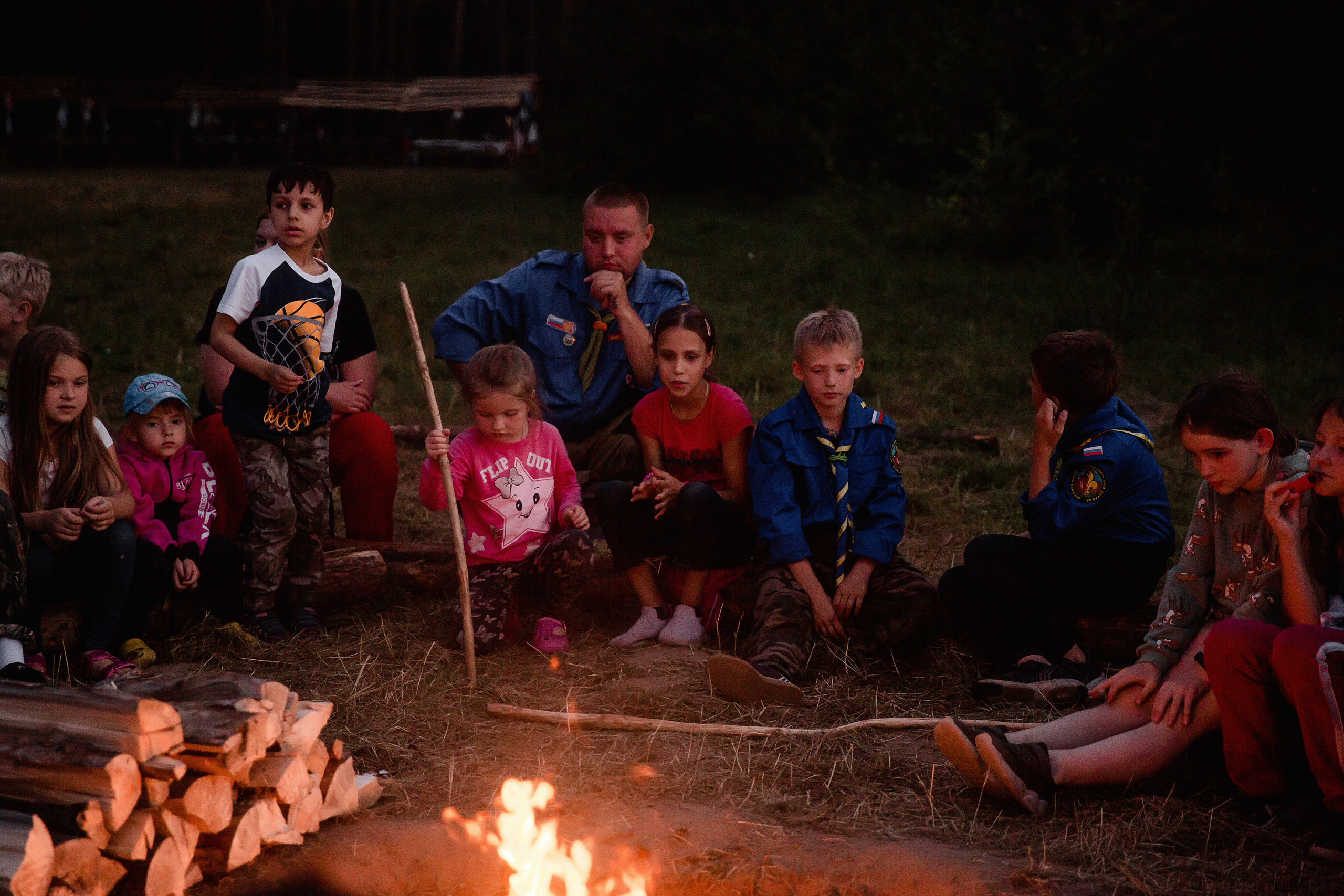 Лагерь православных следопытов в Тверской области, Дудино. Семейный и детский фотограф в Москве Вера Ускова