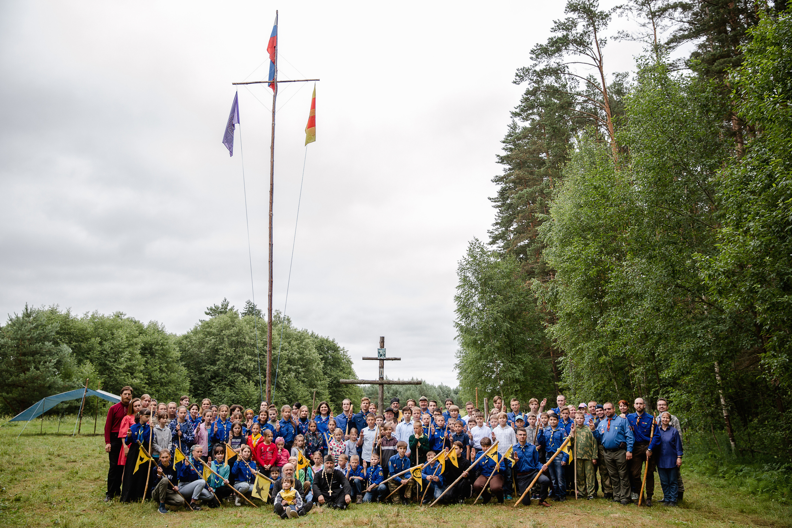 Лагерь православных следопытов в Тверской области, Дудино. Семейный и детский фотограф в Москве Вера Ускова