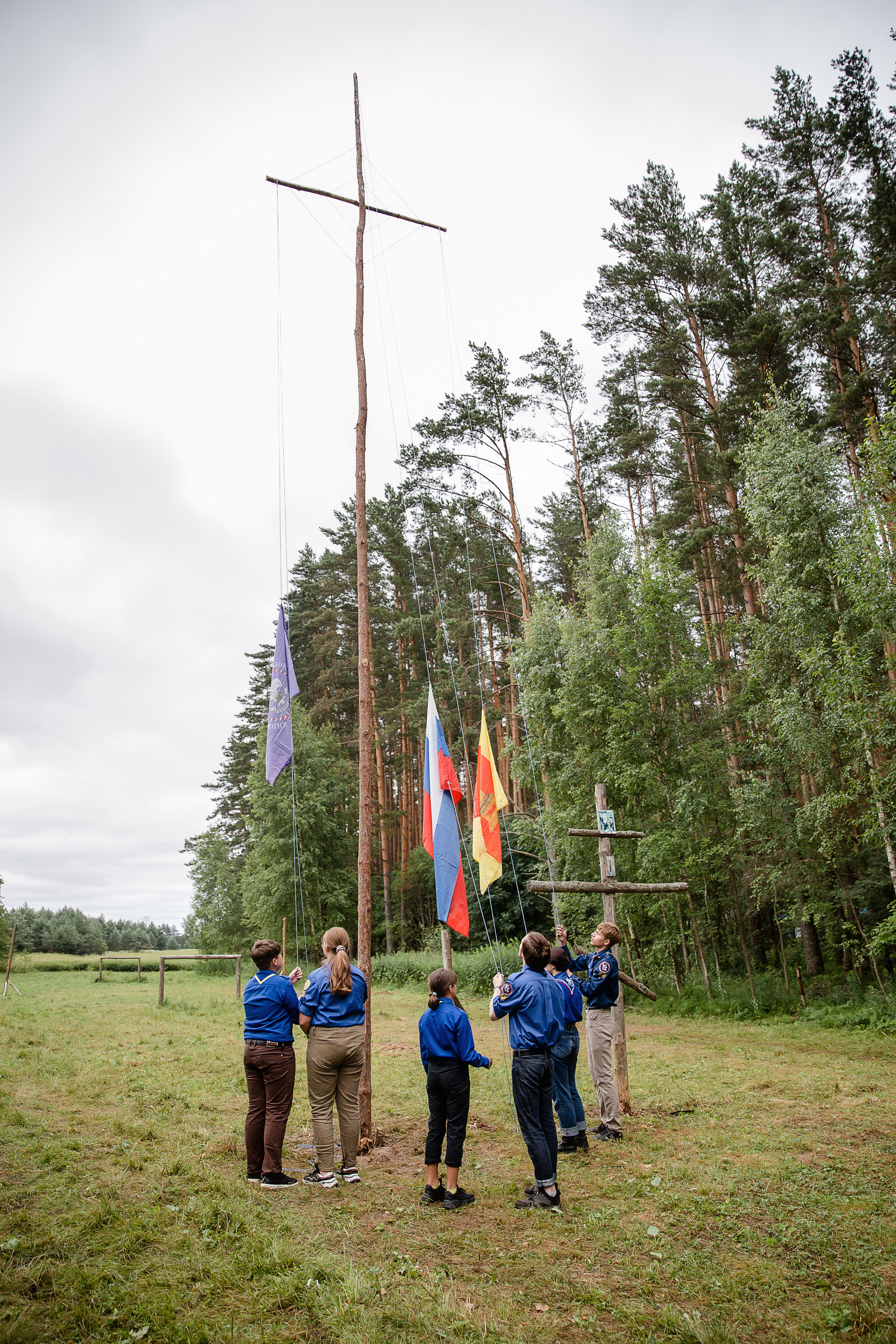 Лагерь православных следопытов в Тверской области, Дудино. Семейный и детский фотограф в Москве Вера Ускова