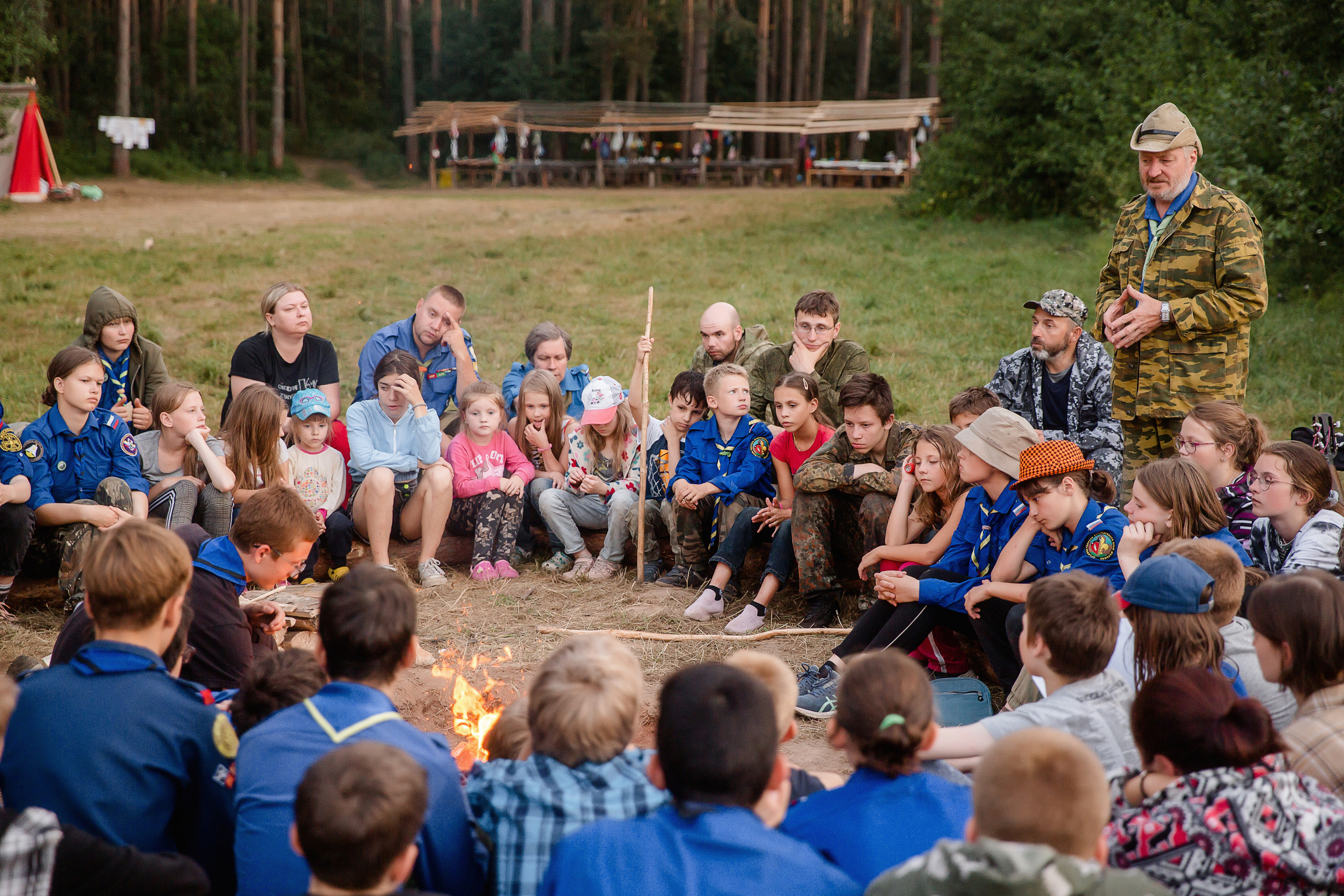 Лагерь православных следопытов в Тверской области, Дудино. Семейный и детский фотограф в Москве Вера Ускова