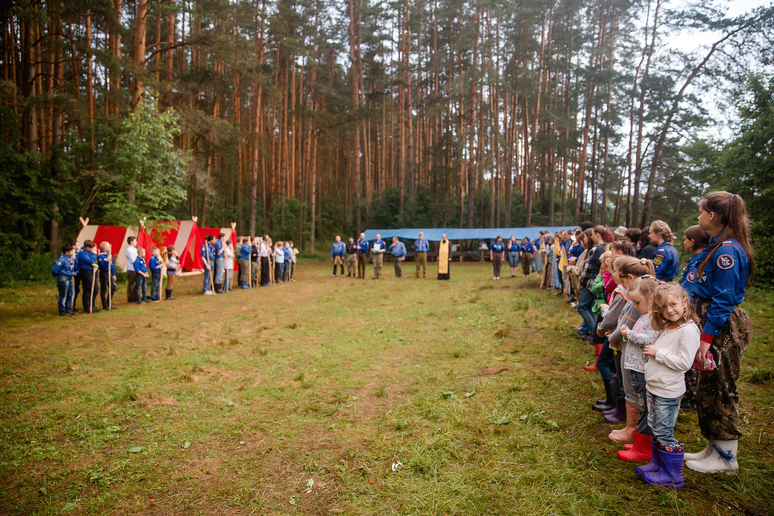 Лагерь православных следопытов в Тверской области, Дудино. Семейный и детский фотограф в Москве Вера Ускова