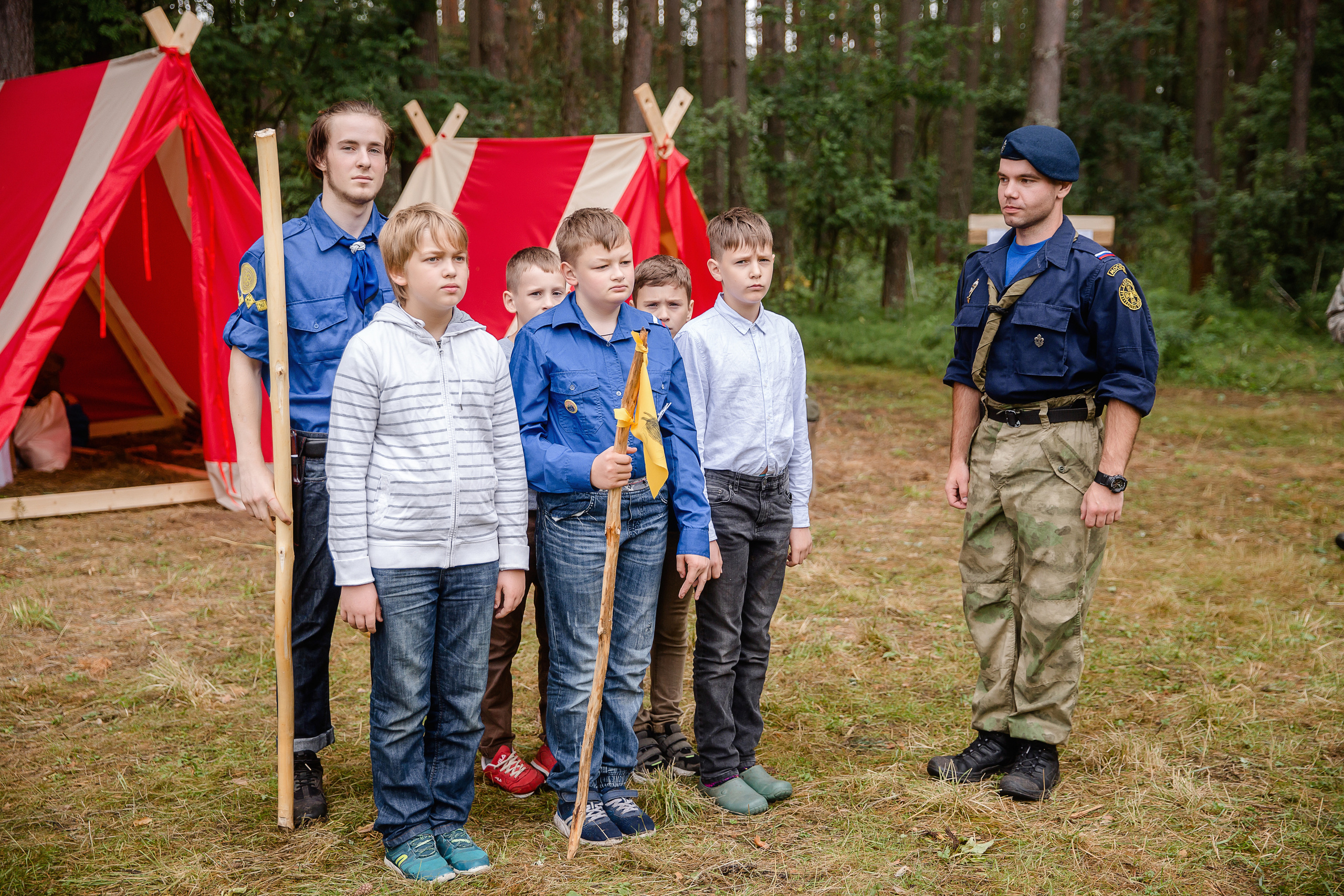 Лагерь православных следопытов в Тверской области, Дудино. Семейный и детский фотограф в Москве Вера Ускова