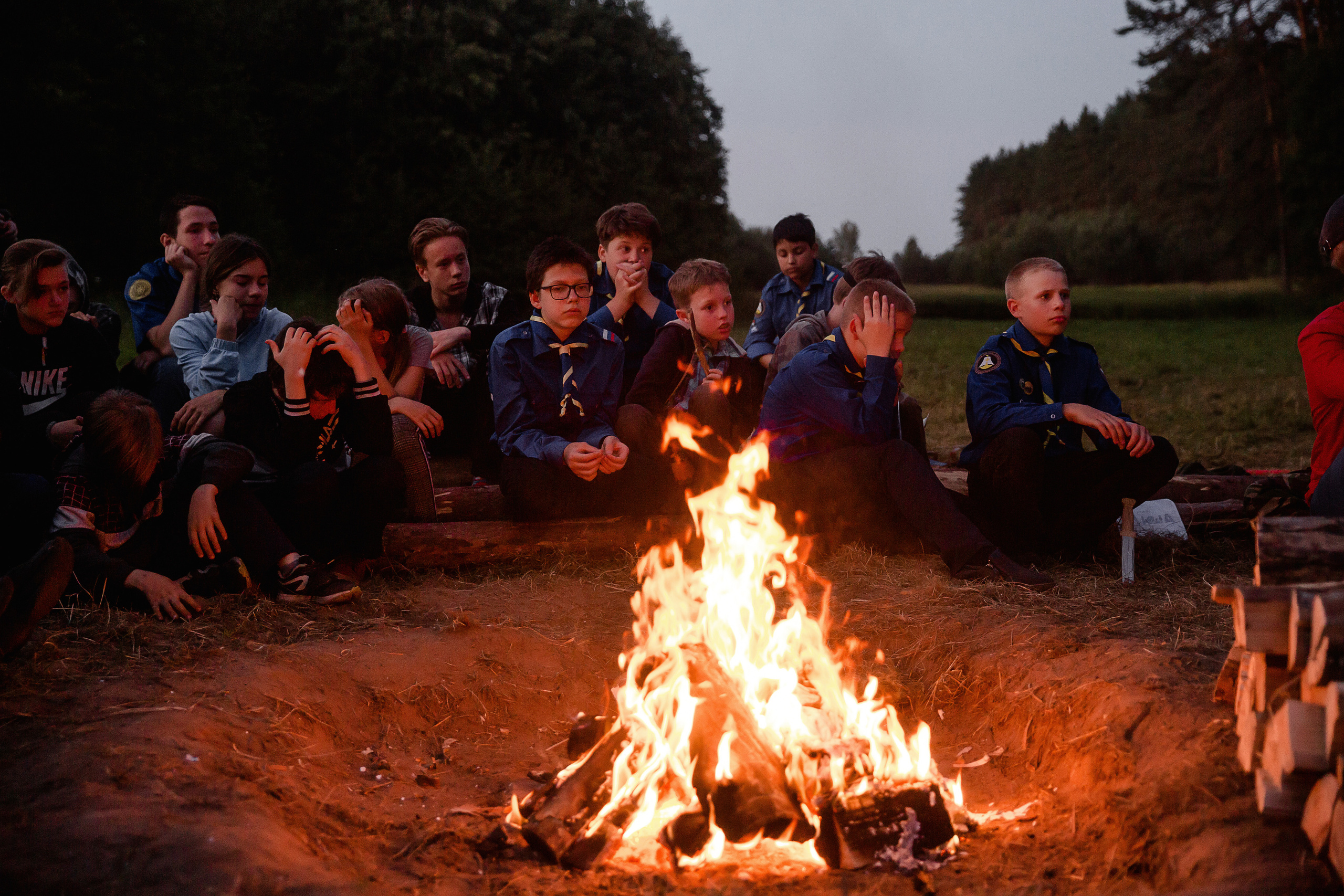 Лагерь православных следопытов в Тверской области, Дудино. Семейный и детский фотограф в Москве Вера Ускова