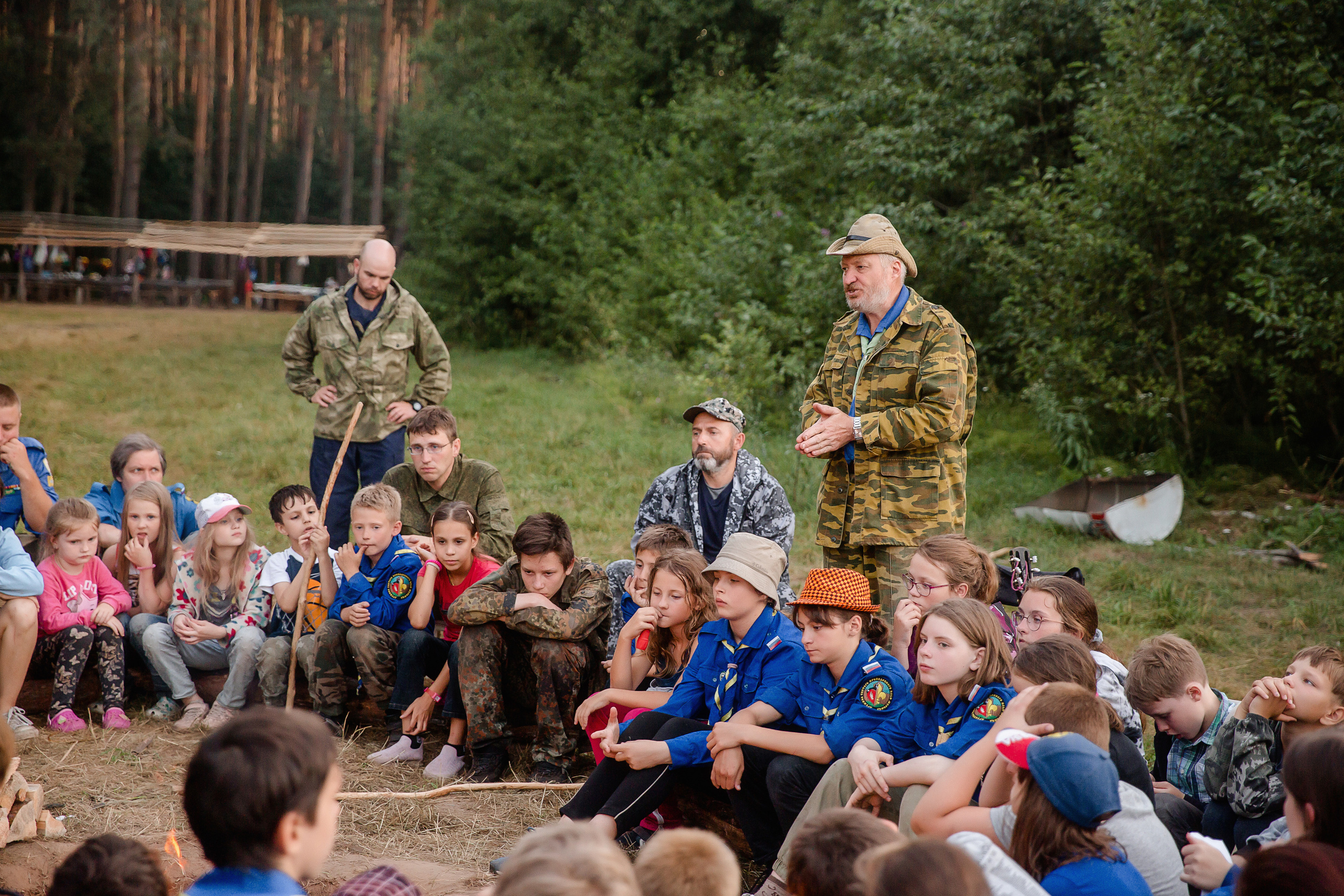 Лагерь православных следопытов в Тверской области, Дудино. Семейный и детский фотограф в Москве Вера Ускова
