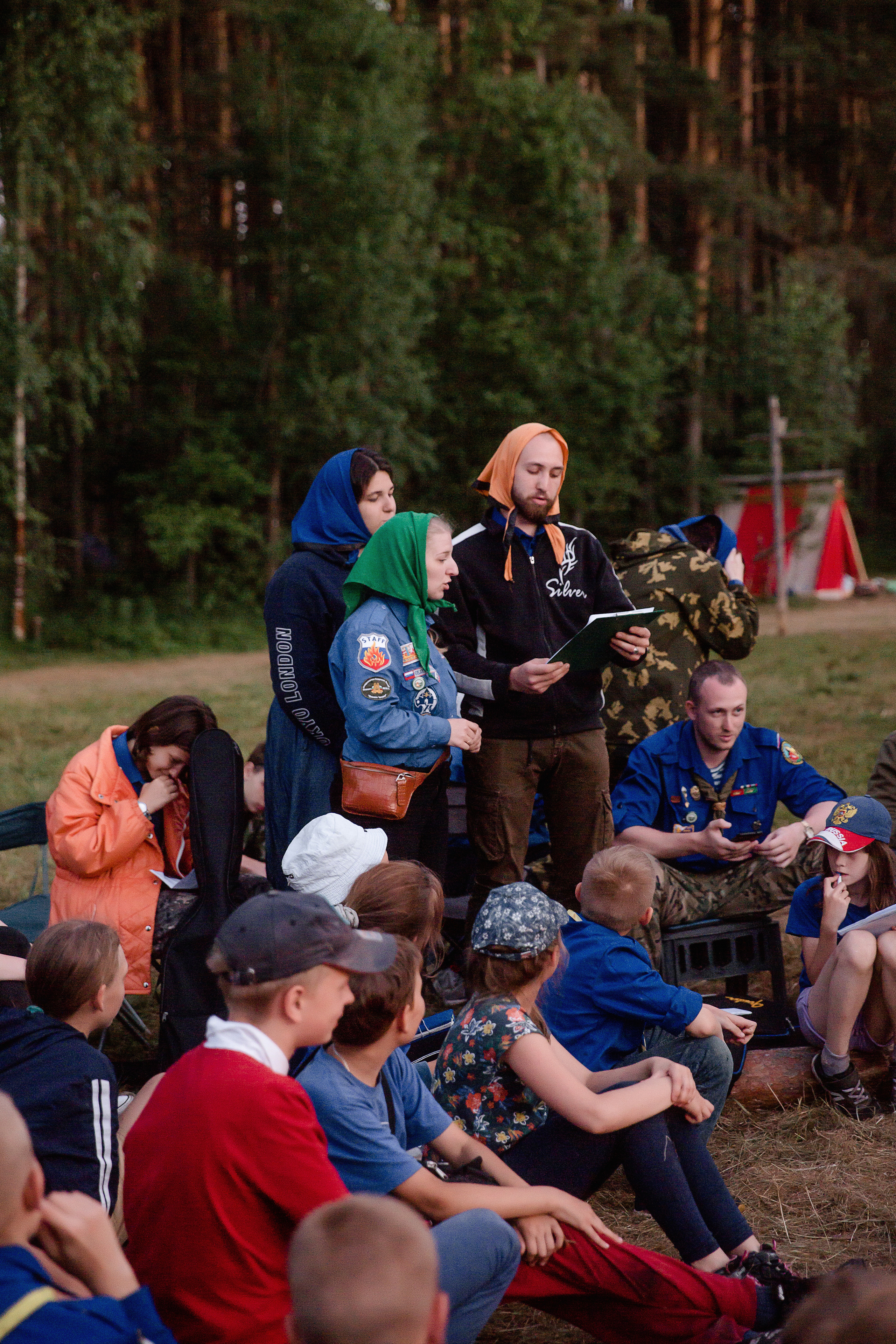 Лагерь православных следопытов в Тверской области, Дудино. Семейный и детский фотограф в Москве Вера Ускова