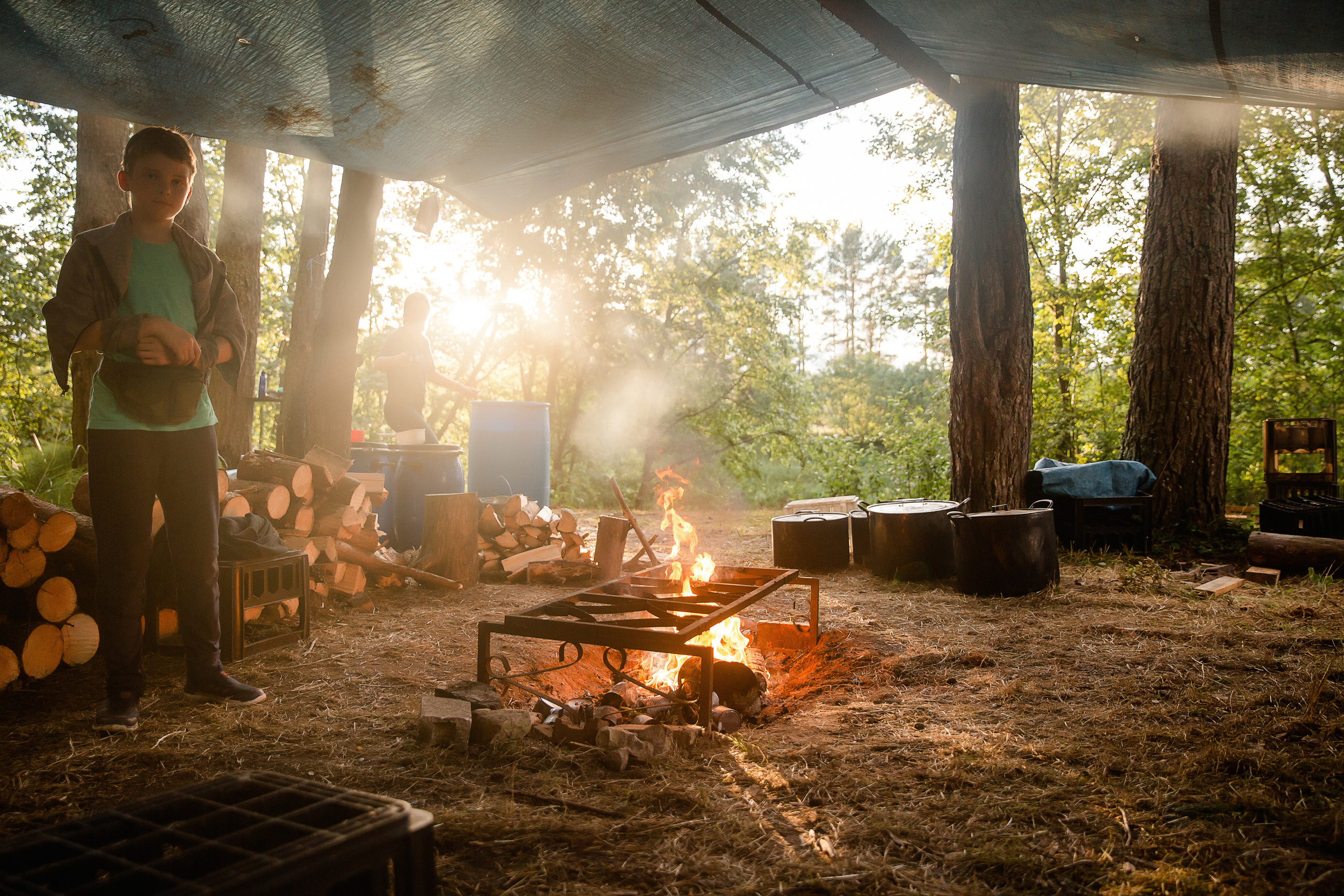 Лагерь православных следопытов в Тверской области, Дудино. Семейный и детский фотограф в Москве Вера Ускова