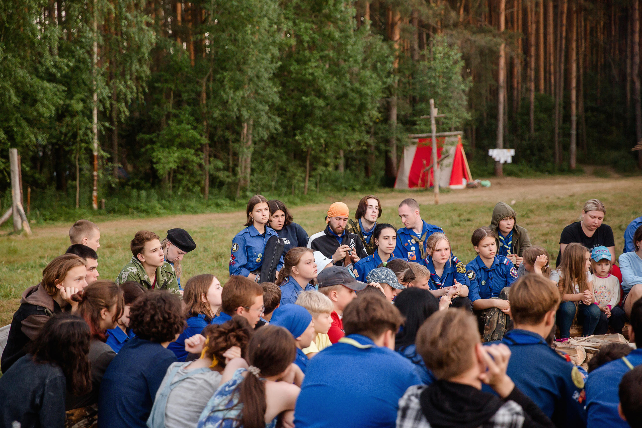 Лагерь православных следопытов в Тверской области, Дудино. Семейный и детский фотограф в Москве Вера Ускова