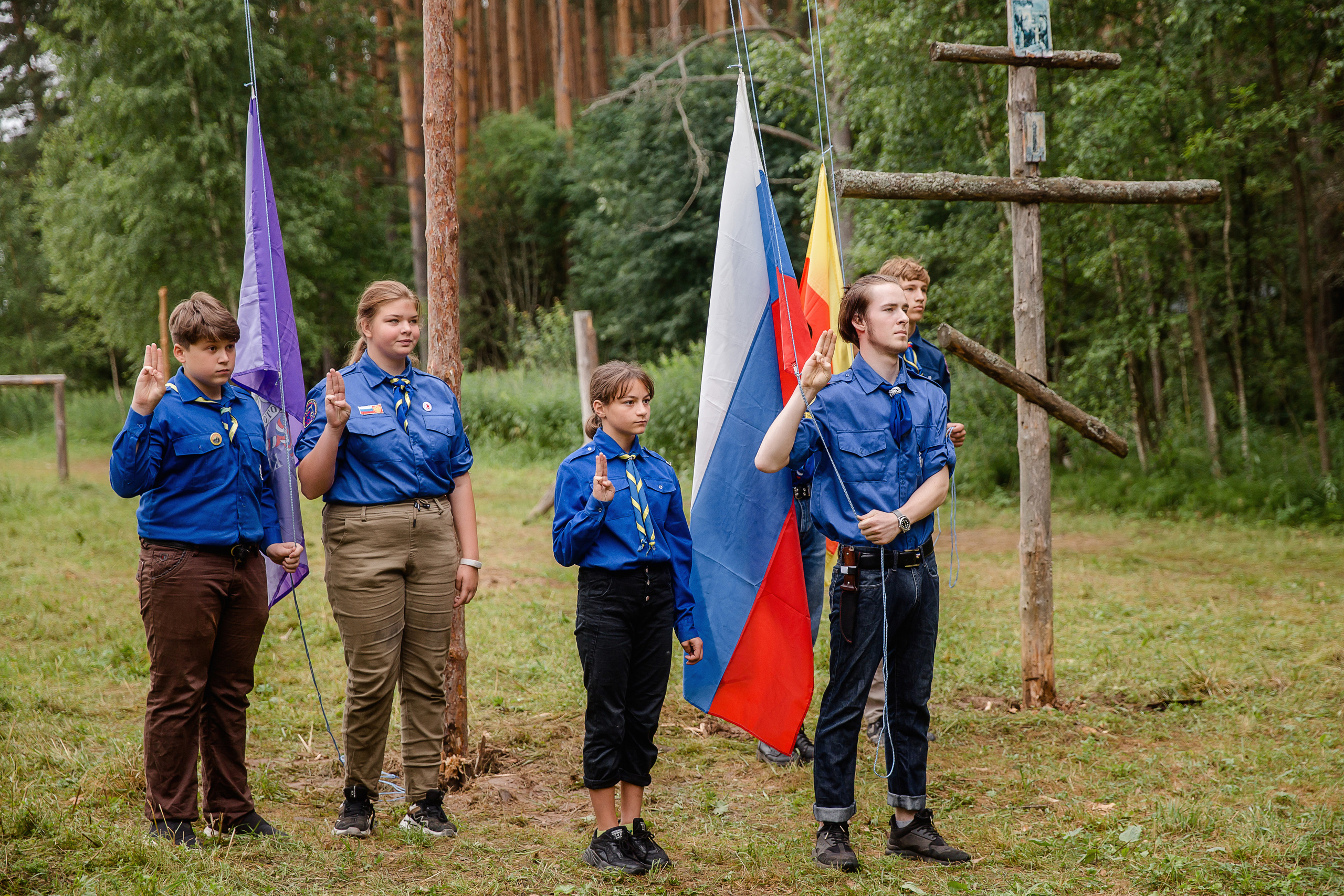 Лагерь православных следопытов в Тверской области, Дудино. Семейный и детский фотограф в Москве Вера Ускова