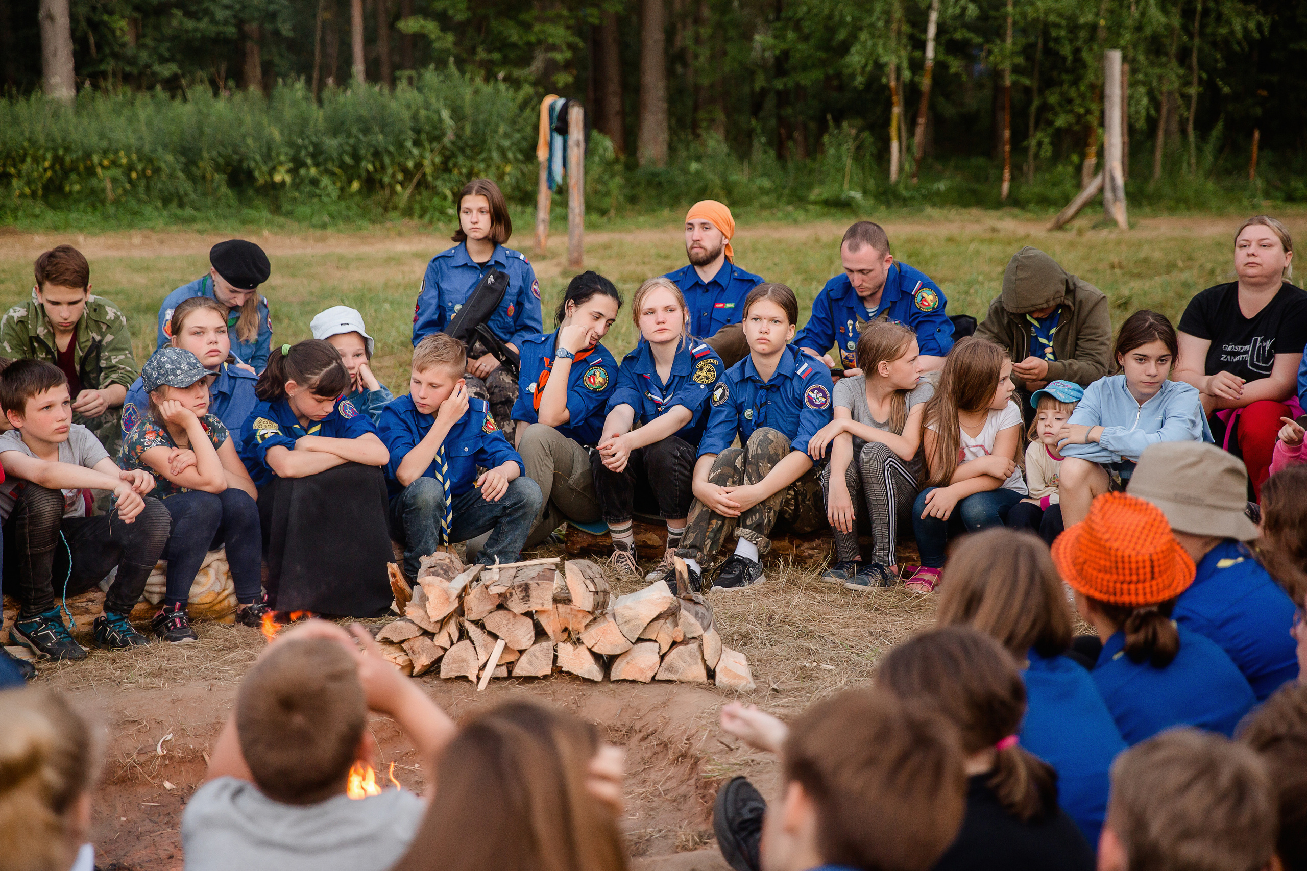 Лагерь православных следопытов в Тверской области, Дудино. Семейный и детский фотограф в Москве Вера Ускова