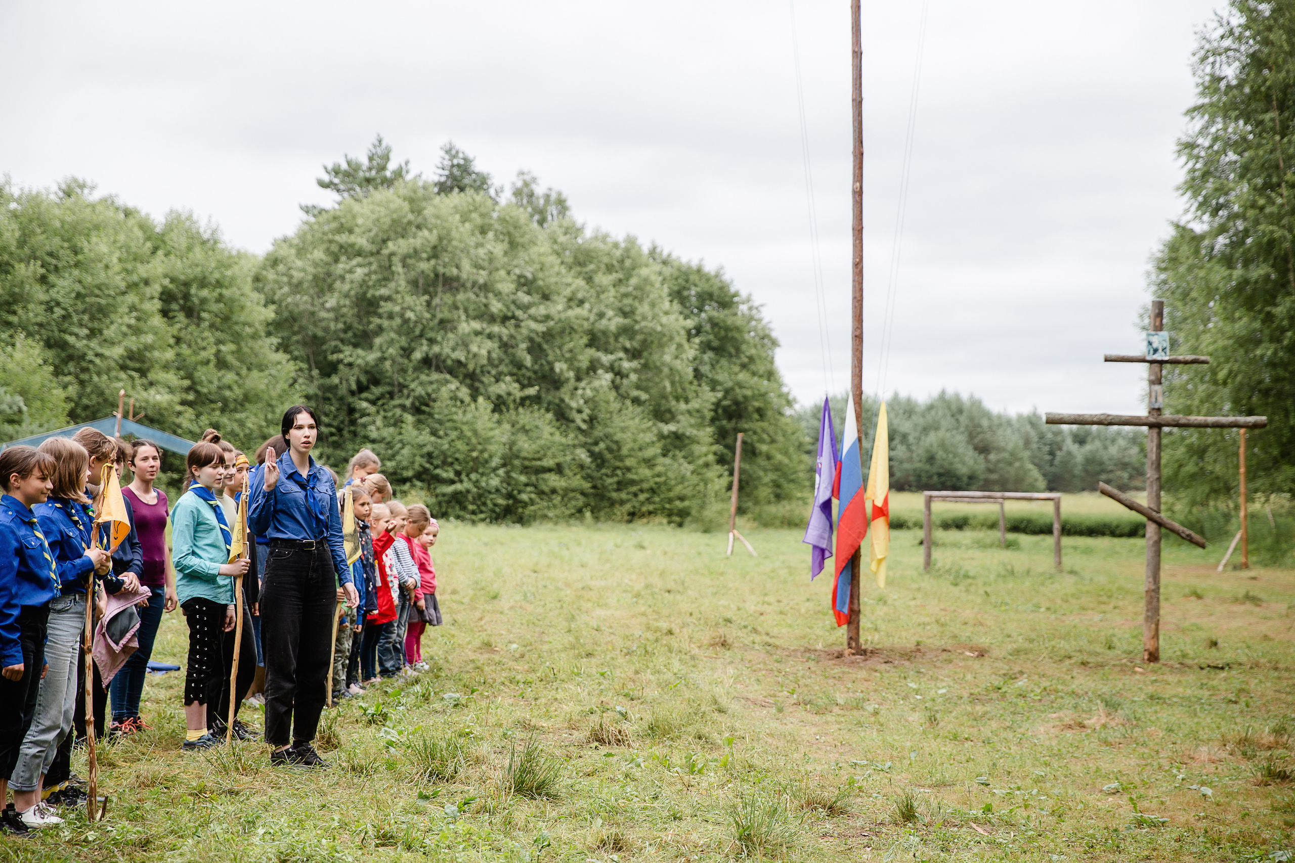 Лагерь православных следопытов в Тверской области, Дудино. Семейный и детский фотограф в Москве Вера Ускова