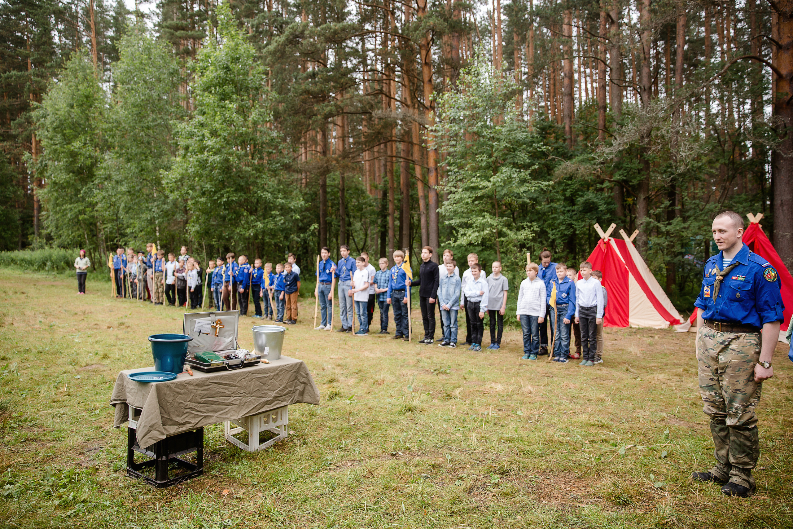 Лагерь православных следопытов в Тверской области, Дудино. Семейный и детский фотограф в Москве Вера Ускова