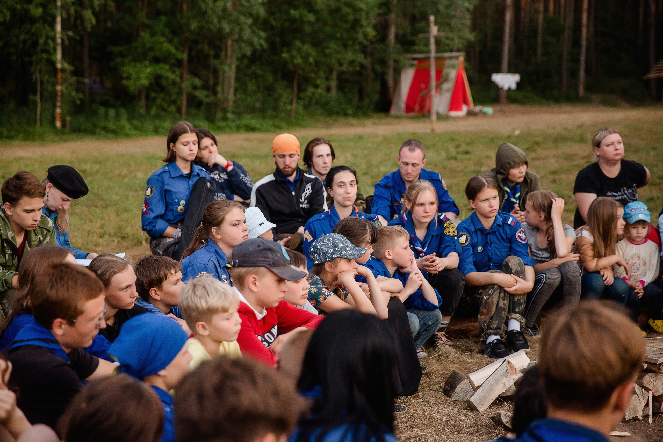 Лагерь православных следопытов в Тверской области, Дудино. Семейный и детский фотограф в Москве Вера Ускова