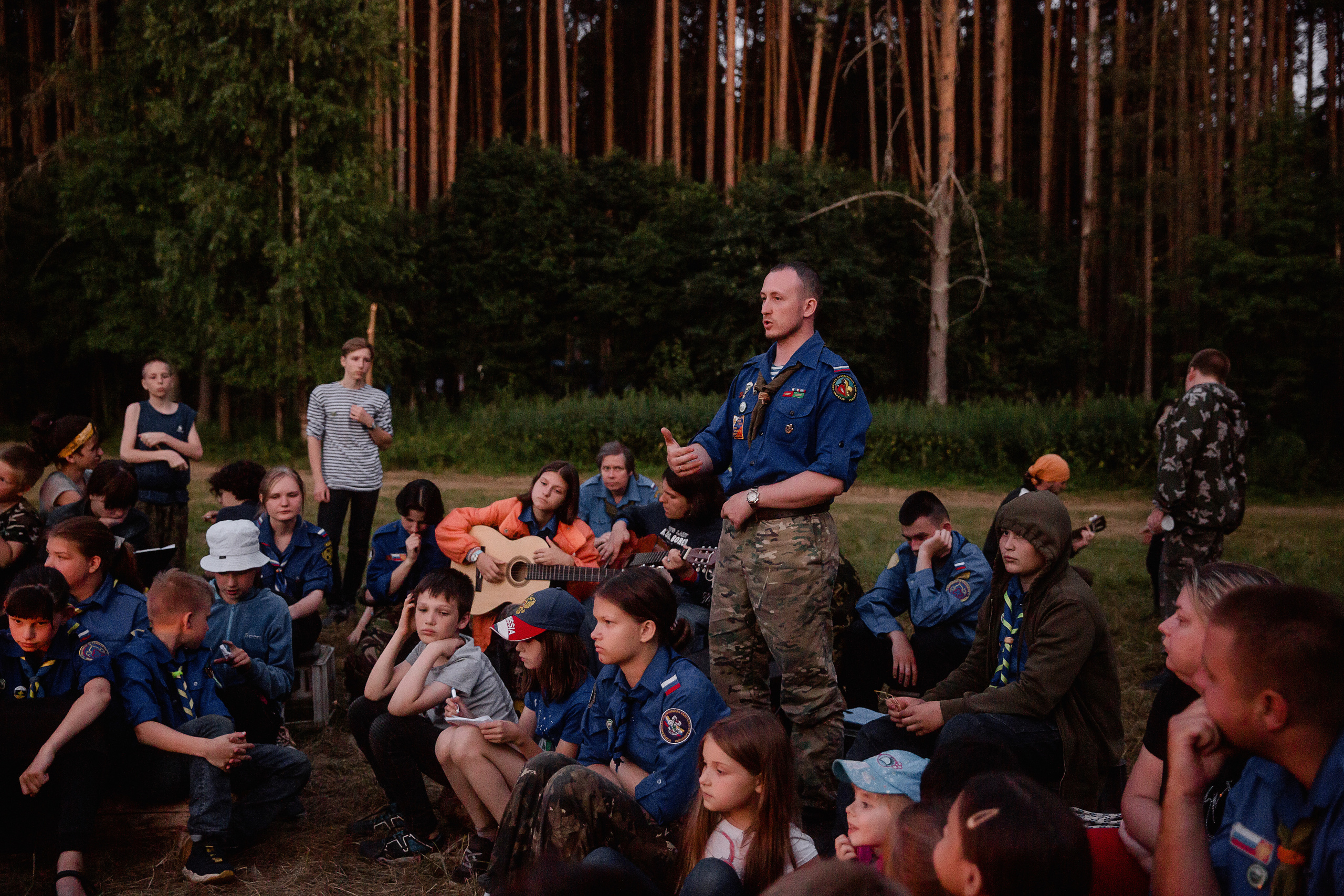 Лагерь православных следопытов в Тверской области, Дудино. Семейный и детский фотограф в Москве Вера Ускова