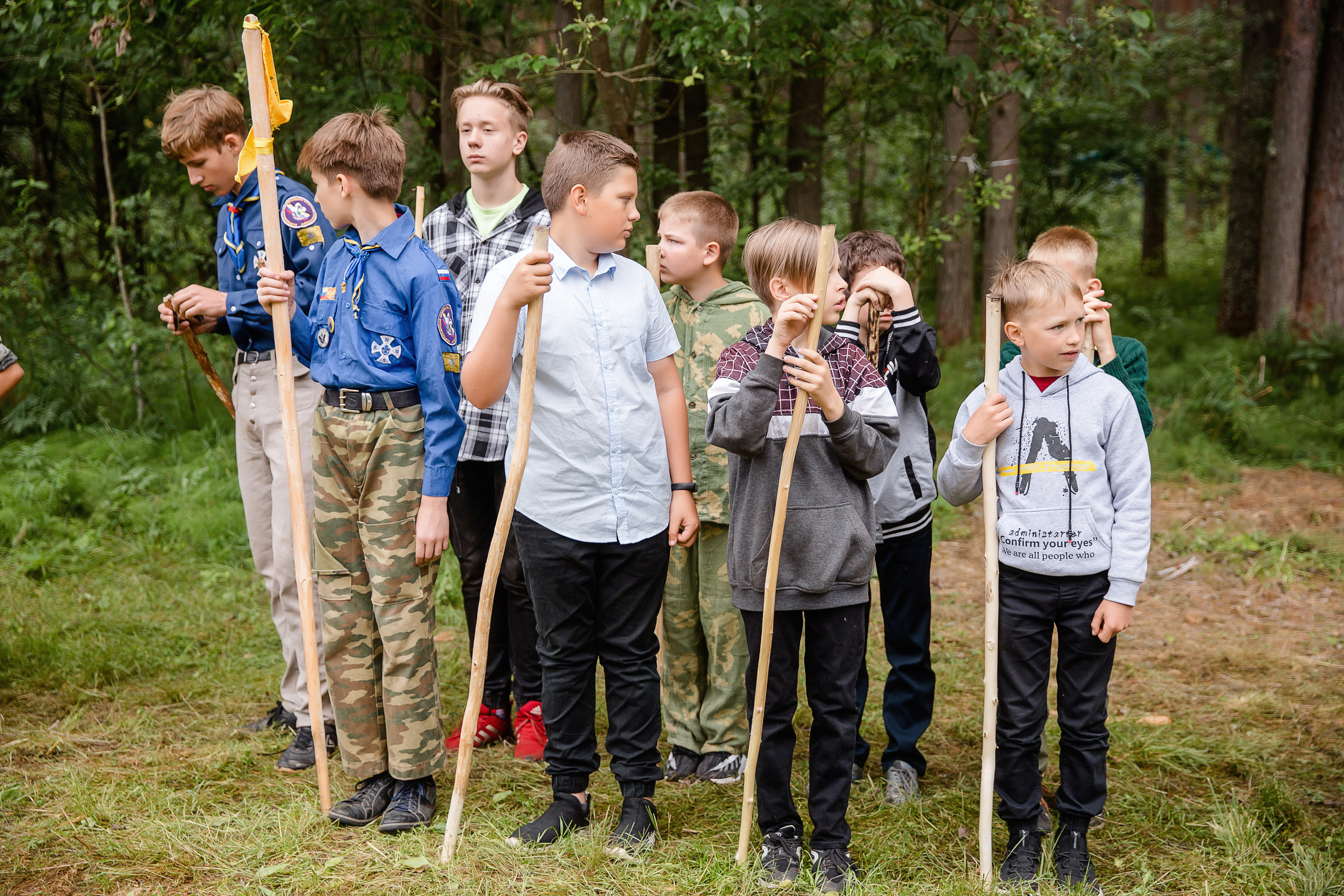 Лагерь православных следопытов в Тверской области, Дудино. Семейный и детский фотограф в Москве Вера Ускова