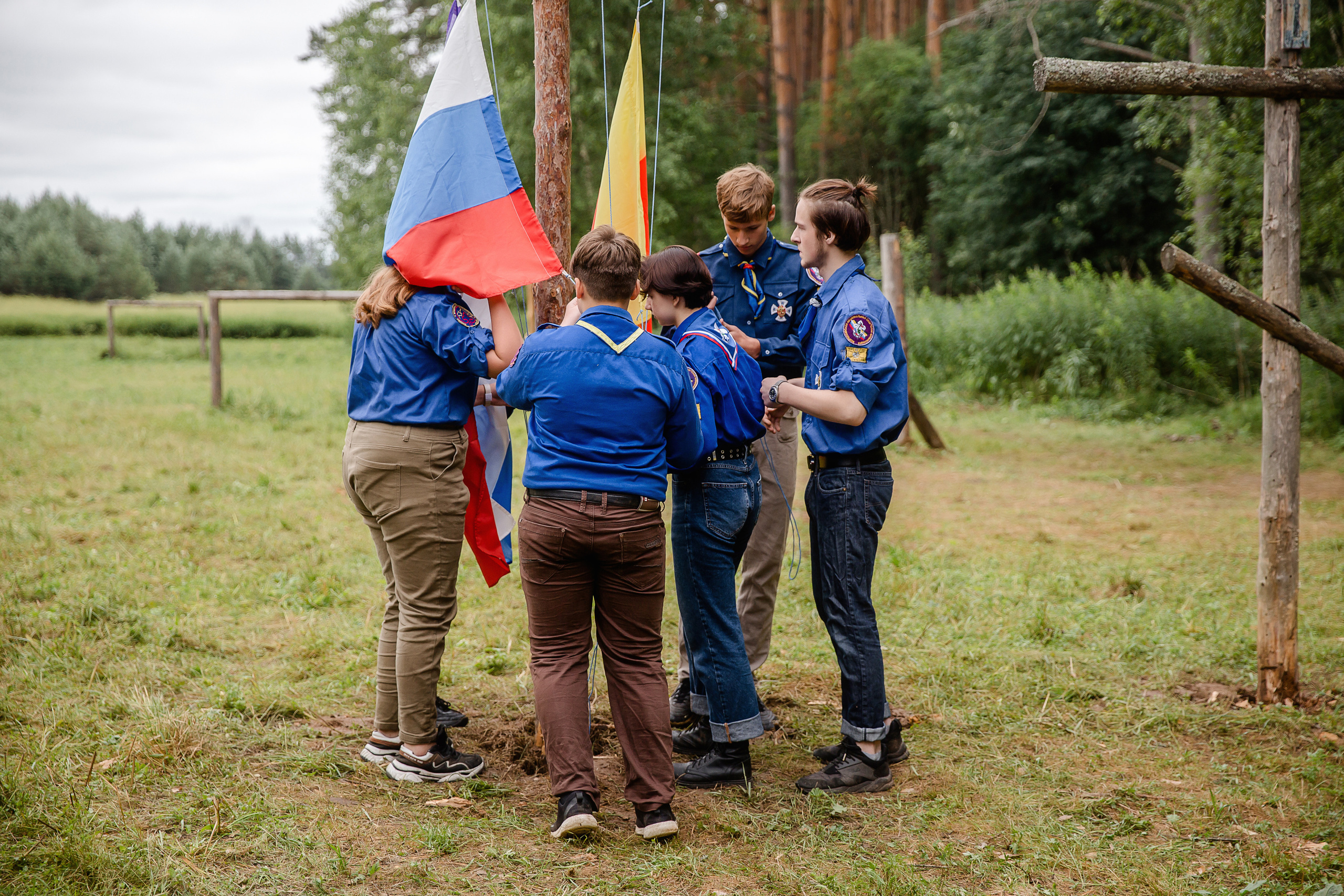 Лагерь православных следопытов в Тверской области, Дудино. Семейный и детский фотограф в Москве Вера Ускова