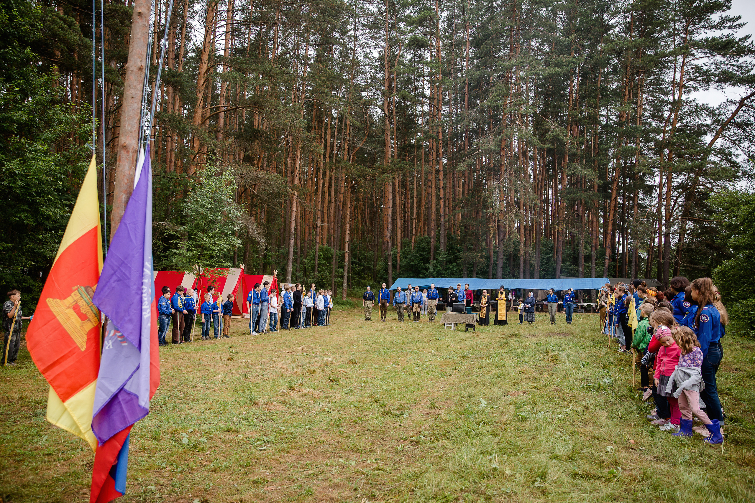 Лагерь православных следопытов в Тверской области, Дудино. Семейный и детский фотограф в Москве Вера Ускова