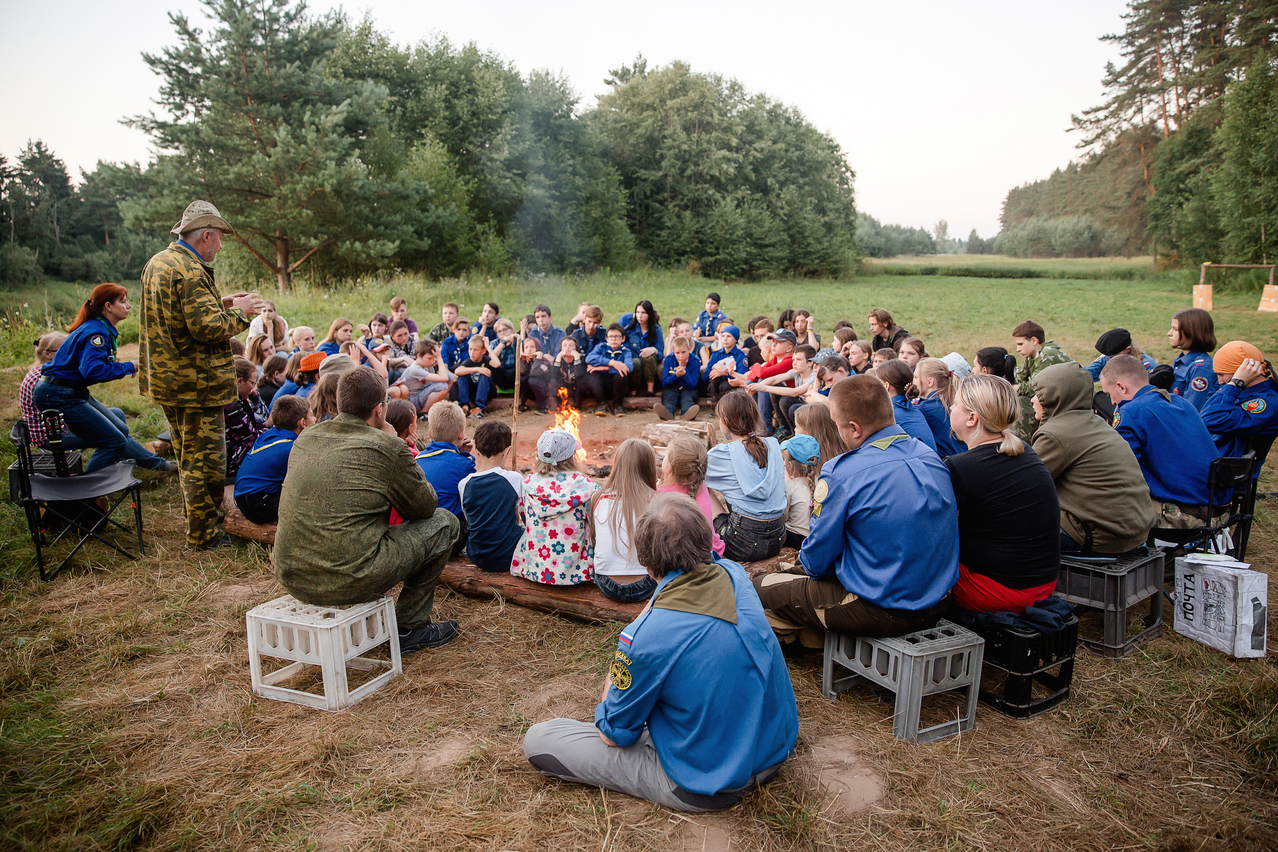 Лагерь православных следопытов в Тверской области, Дудино. Семейный и детский фотограф в Москве Вера Ускова