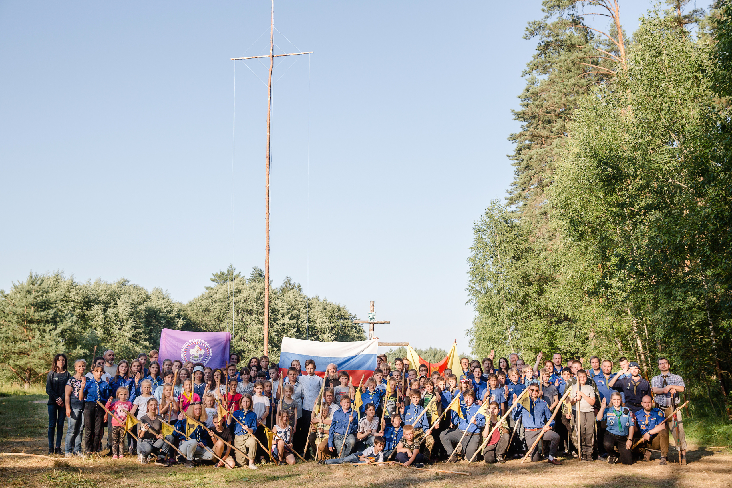 Лагерь православных следопытов в Тверской области, Дудино. Семейный и детский фотограф в Москве Вера Ускова