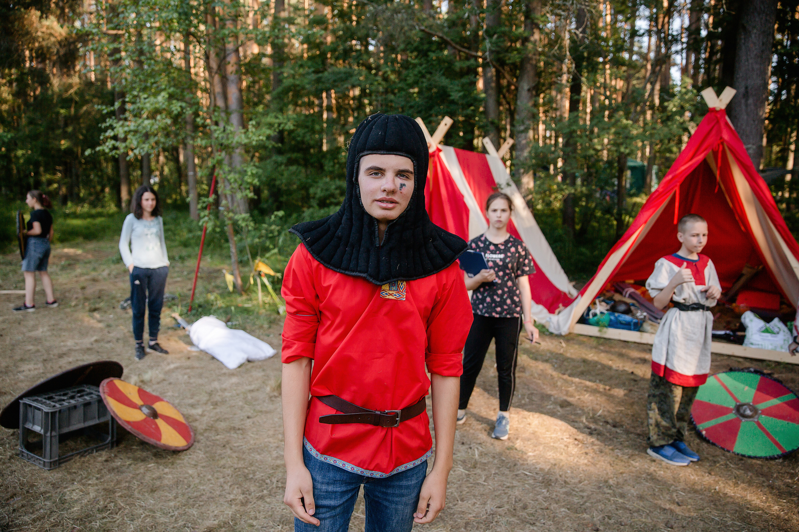 Лагерь православных следопытов в Тверской области, Дудино. Семейный и детский фотограф в Москве Вера Ускова