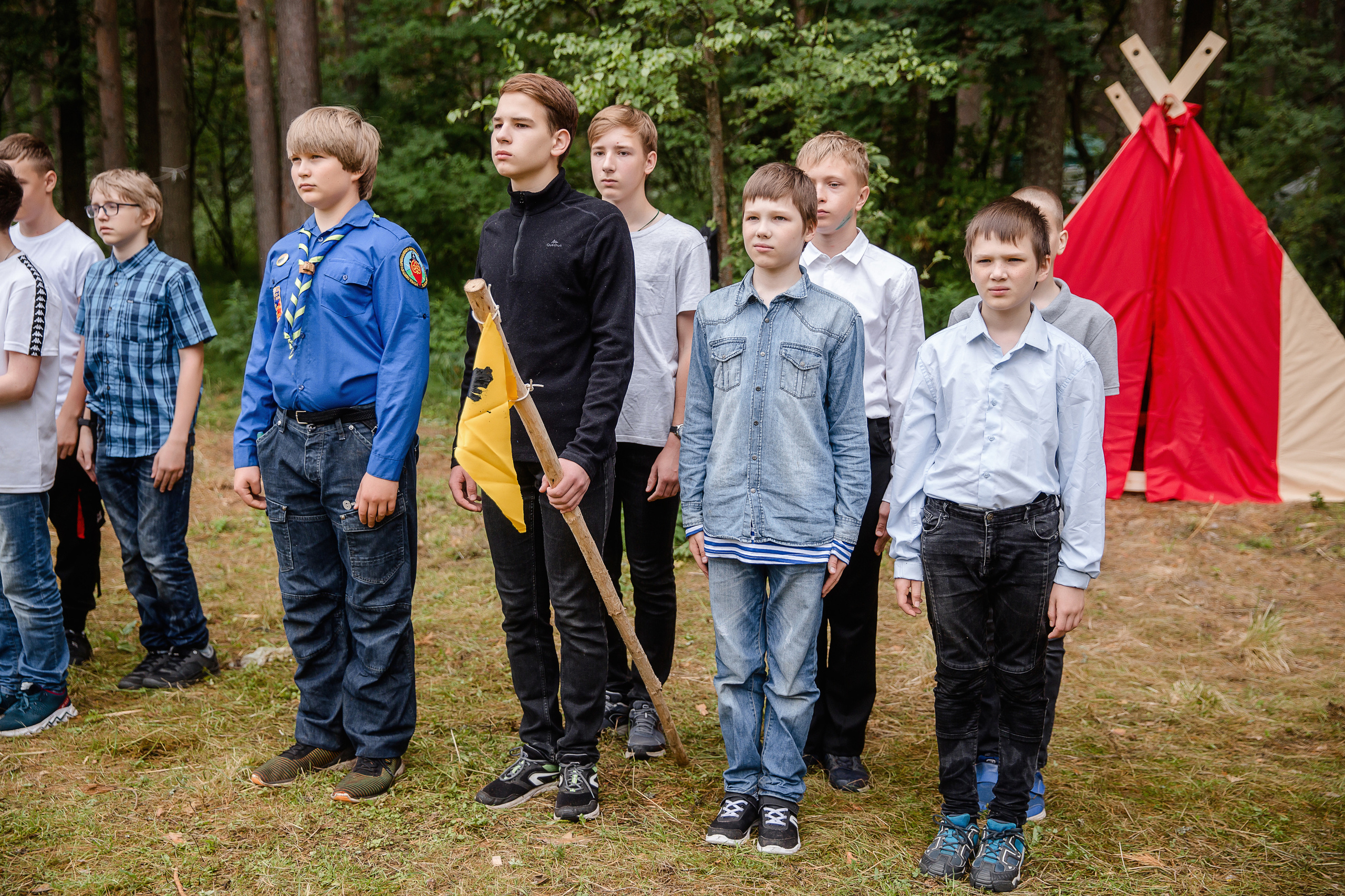 Лагерь православных следопытов в Тверской области, Дудино. Семейный и детский фотограф в Москве Вера Ускова