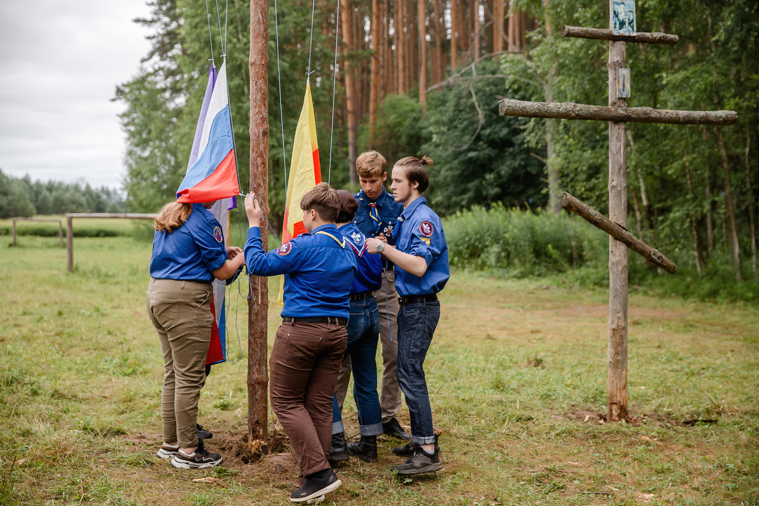 Лагерь православных следопытов в Тверской области, Дудино. Семейный и детский фотограф в Москве Вера Ускова