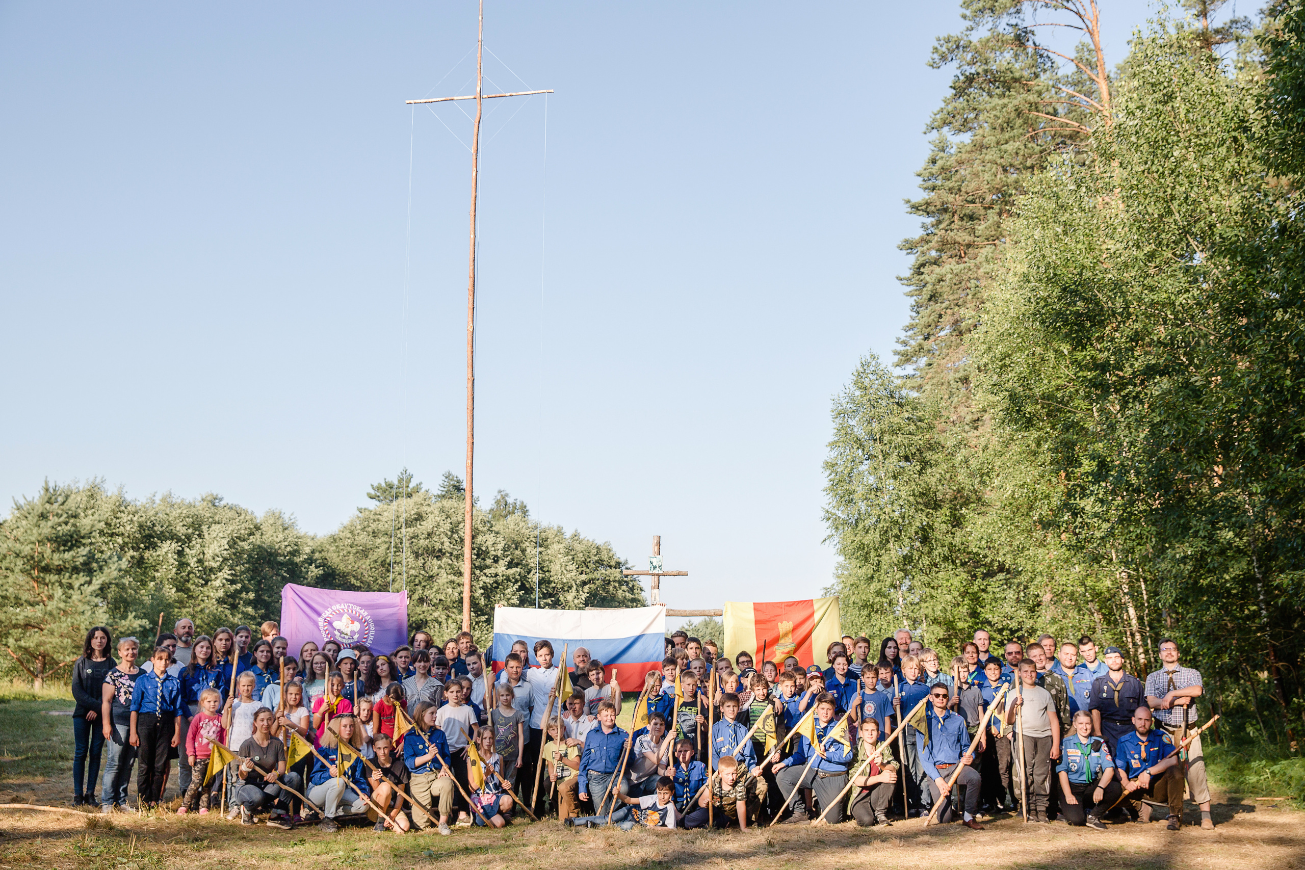 Лагерь православных следопытов в Тверской области, Дудино. Семейный и детский фотограф в Москве Вера Ускова