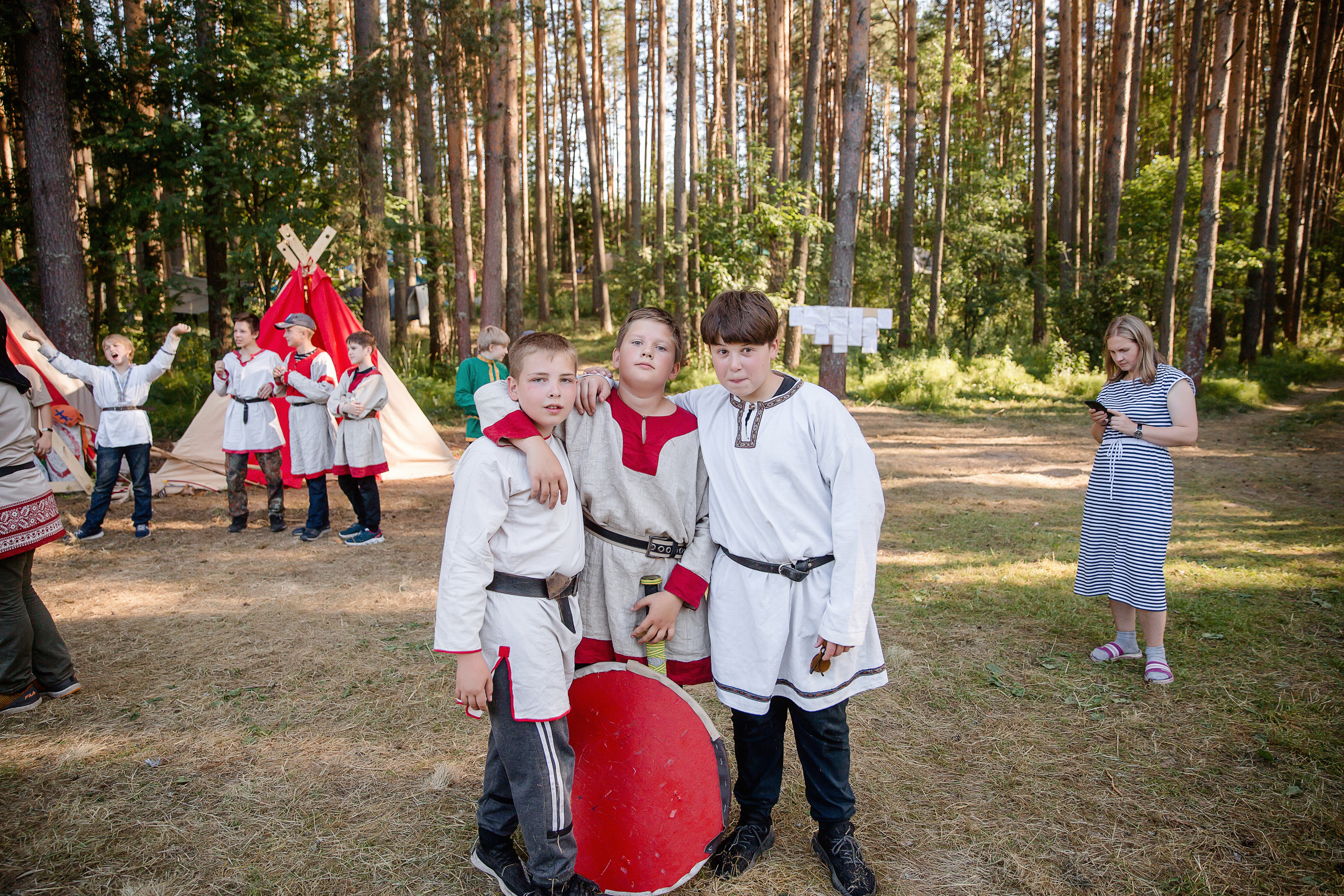 Лагерь православных следопытов в Тверской области, Дудино. Семейный и детский фотограф в Москве Вера Ускова