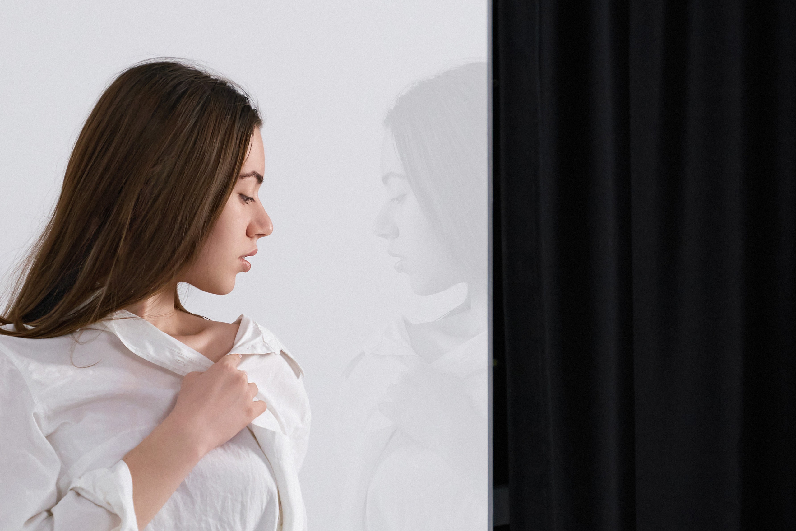 Фотосессия девушки в Самаре с макияжем и одеждой