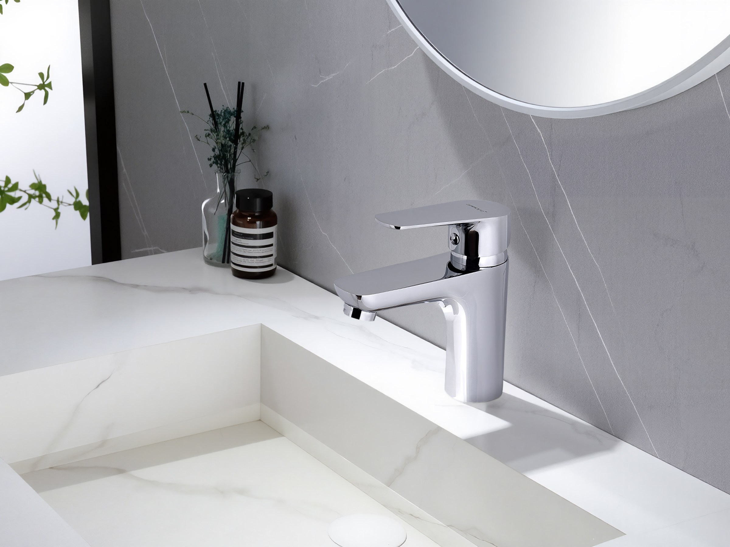 Фотосъёмка смесителей в интерьере.