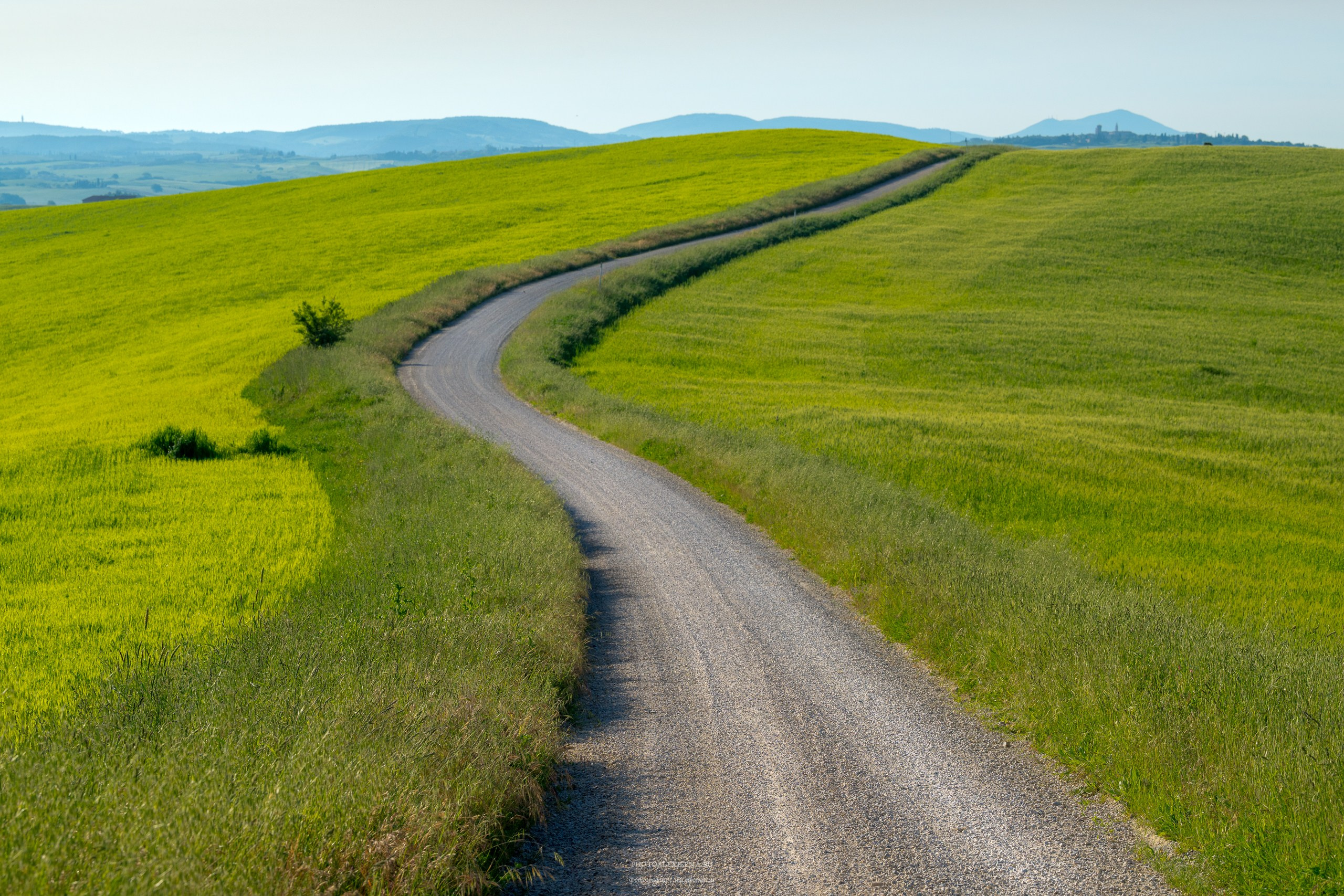 Долина Крете Сенези (Crete Senesi). Авторские стильные фотокартины