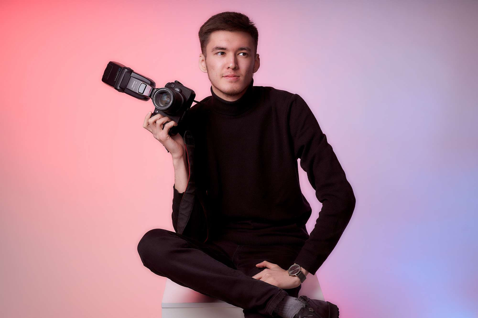 Практика в студии для моих фото учеников. Фотограф в Уральске Александр Хохлачёв | HOHLACHEV.COM