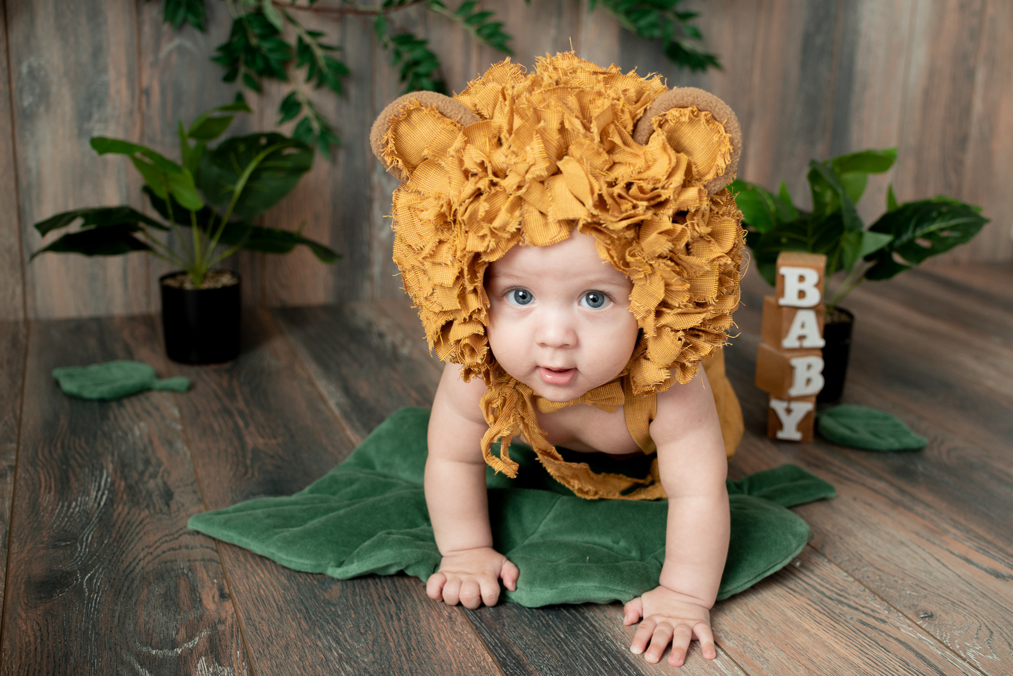 Крошка Мироша в проекте «Малышата-Зверята». Фотограф новорожденных в Нижневартовске Лара Курдюкова