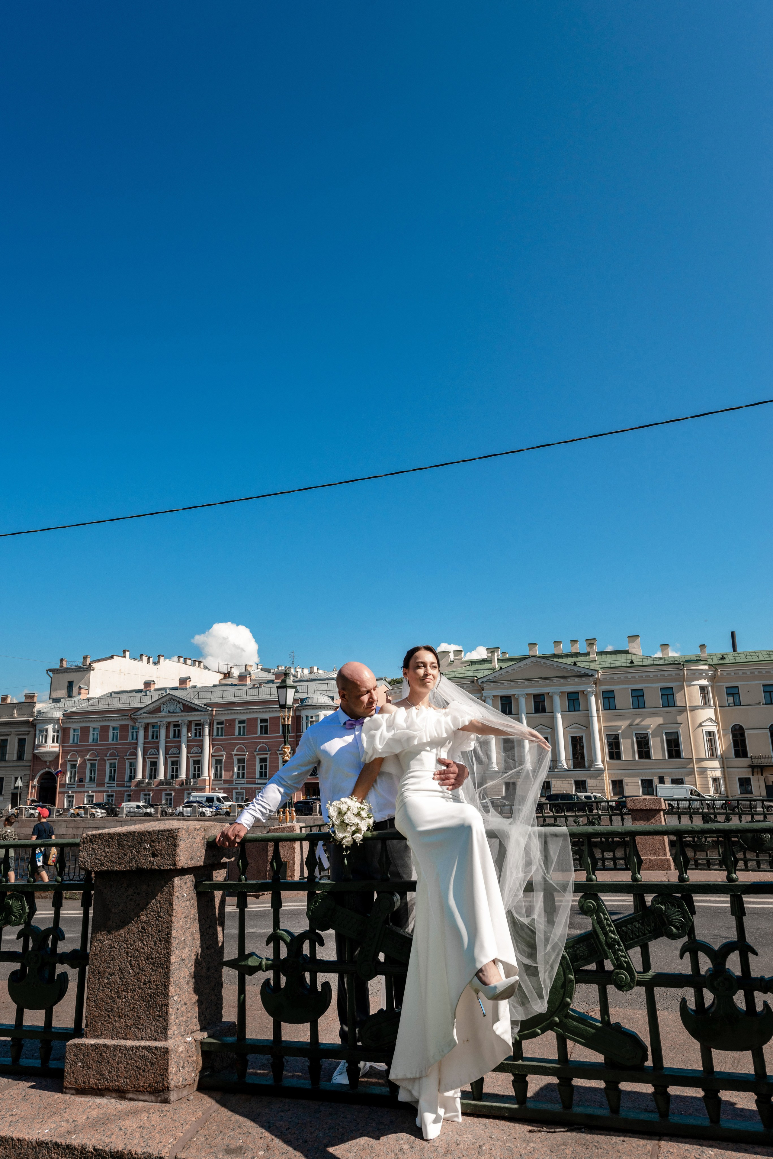 Летняя свадьба В Санкт-Петербурге и красивой выездной регистрацией Даши и Саши. Воздушная свадебная фотосессия в Петербурге. Портретный, семейный и свадебный фотограф в Санкт-Петербурге и в Пушкине Ширяев Денис