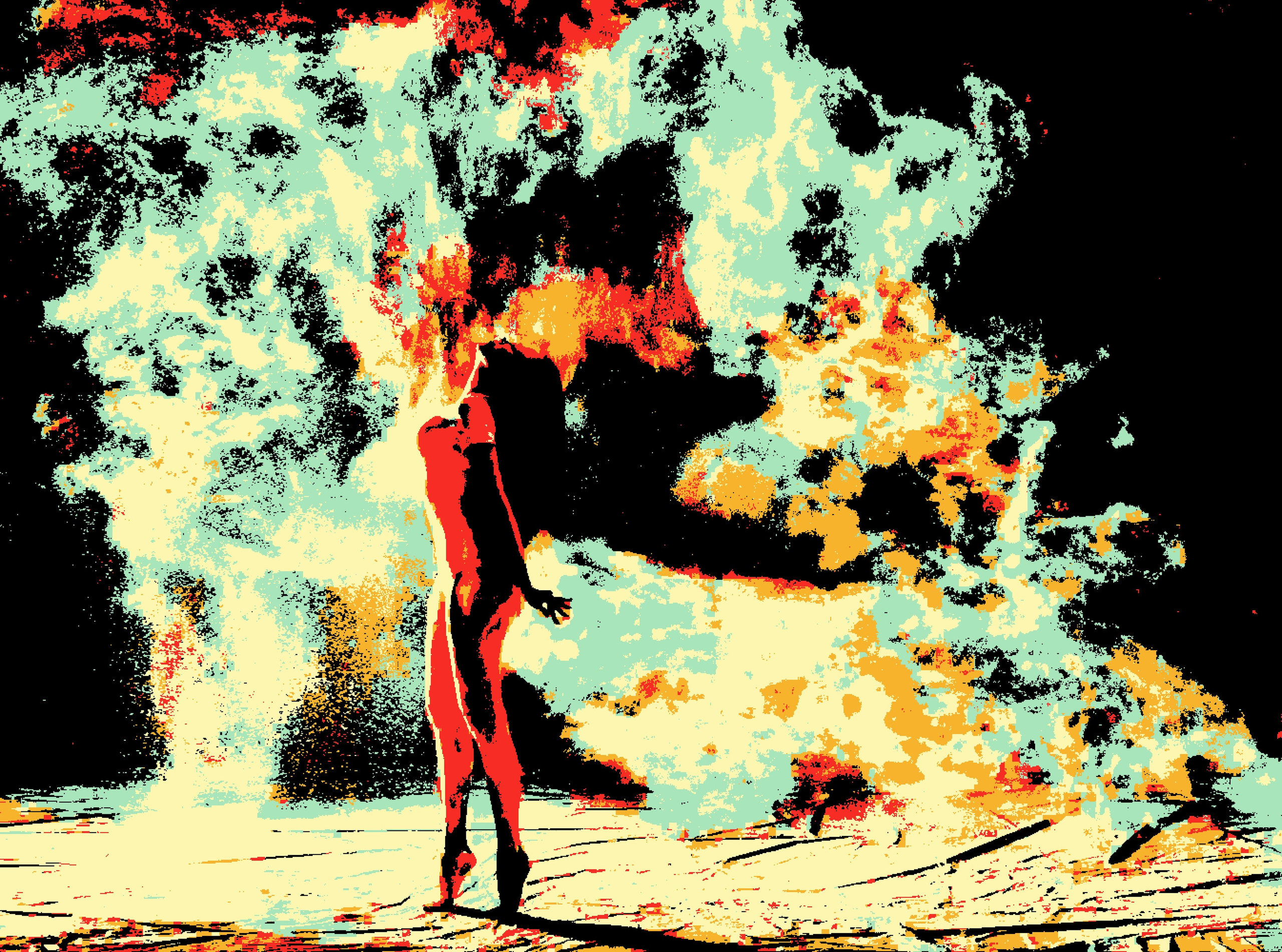 Визуальный арт пиксельный художник Василь Пиксель