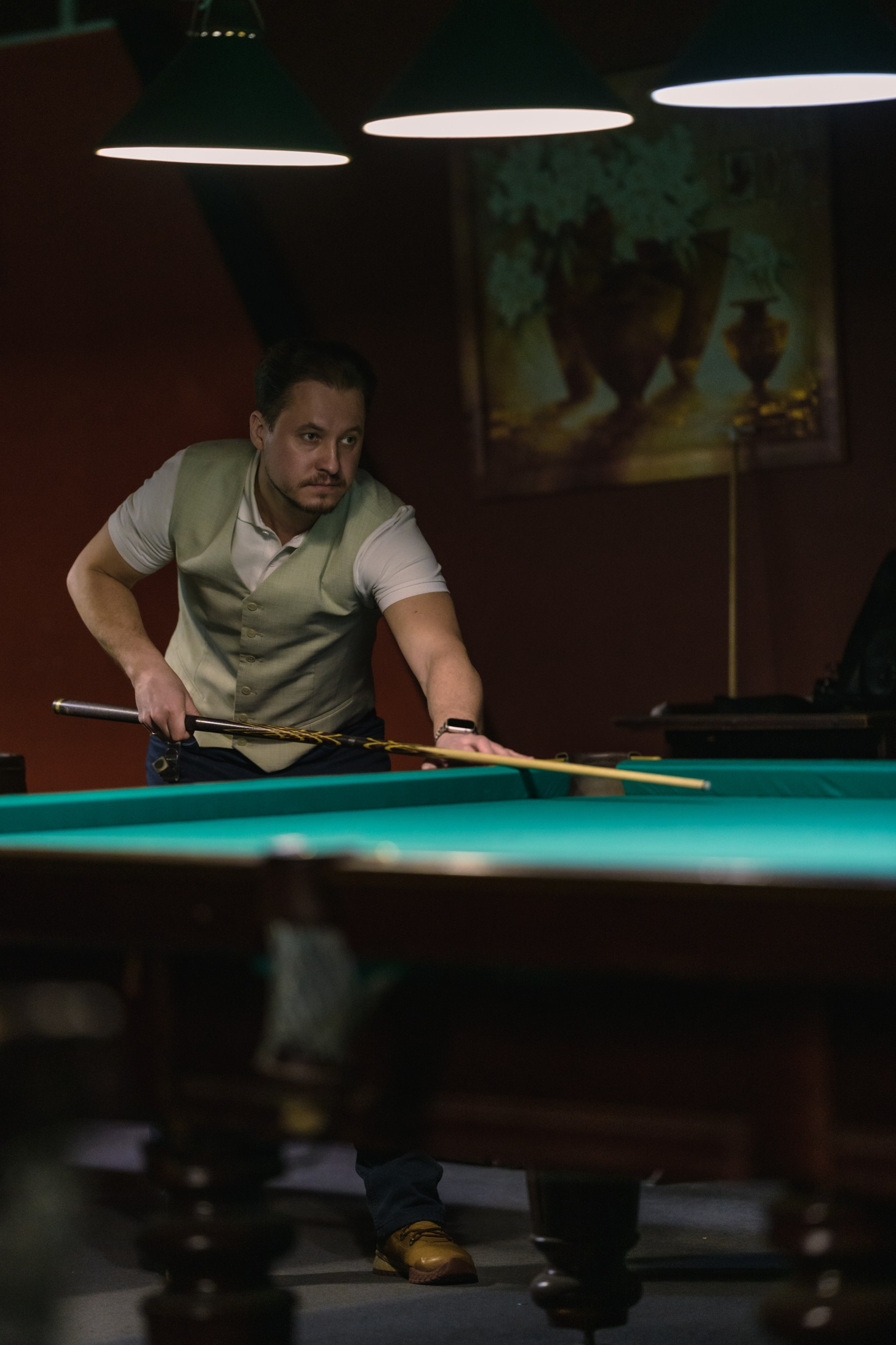 Бильярд МНПЗ. Репортажный фотограф Владимир Беляй