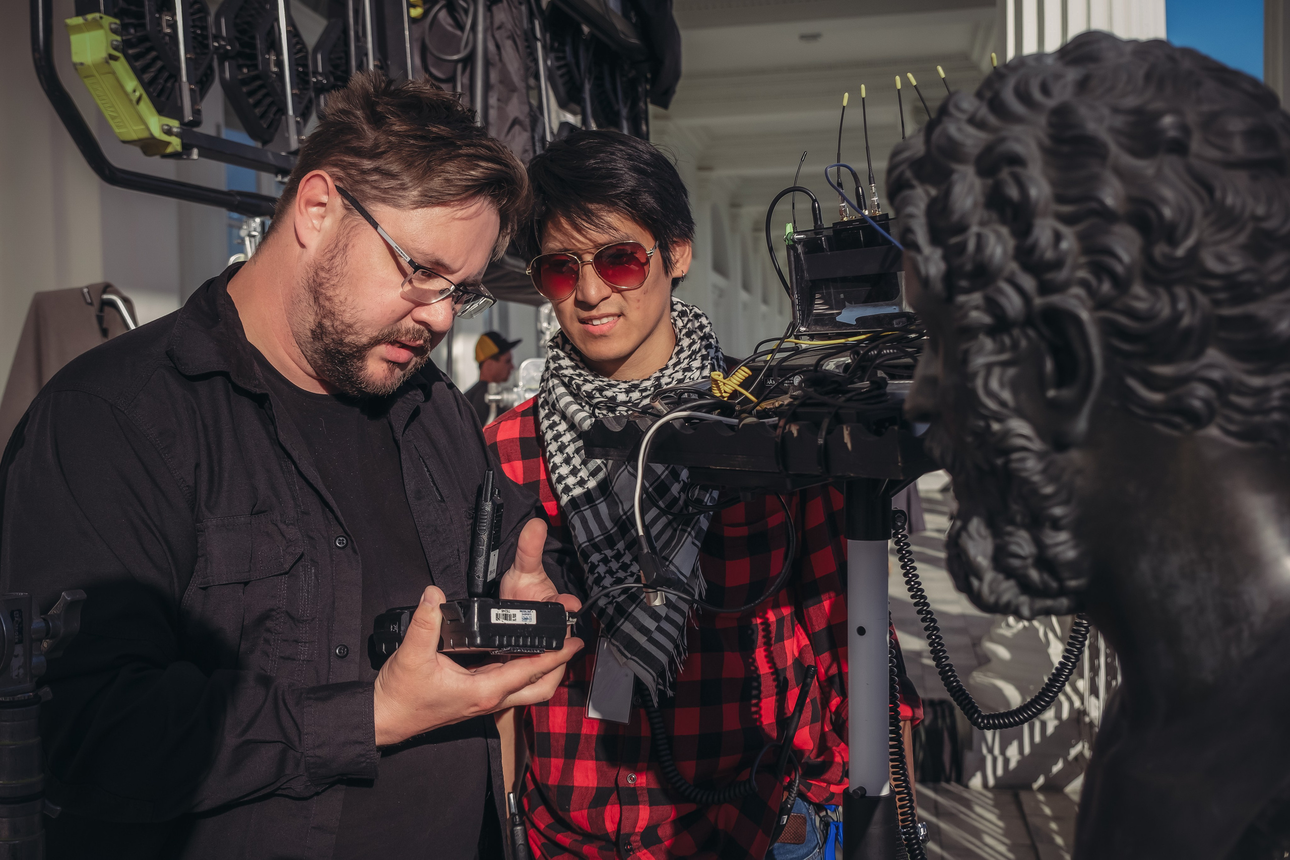 Бэкстейдж. Фотограф и оператор Илья Гунбин