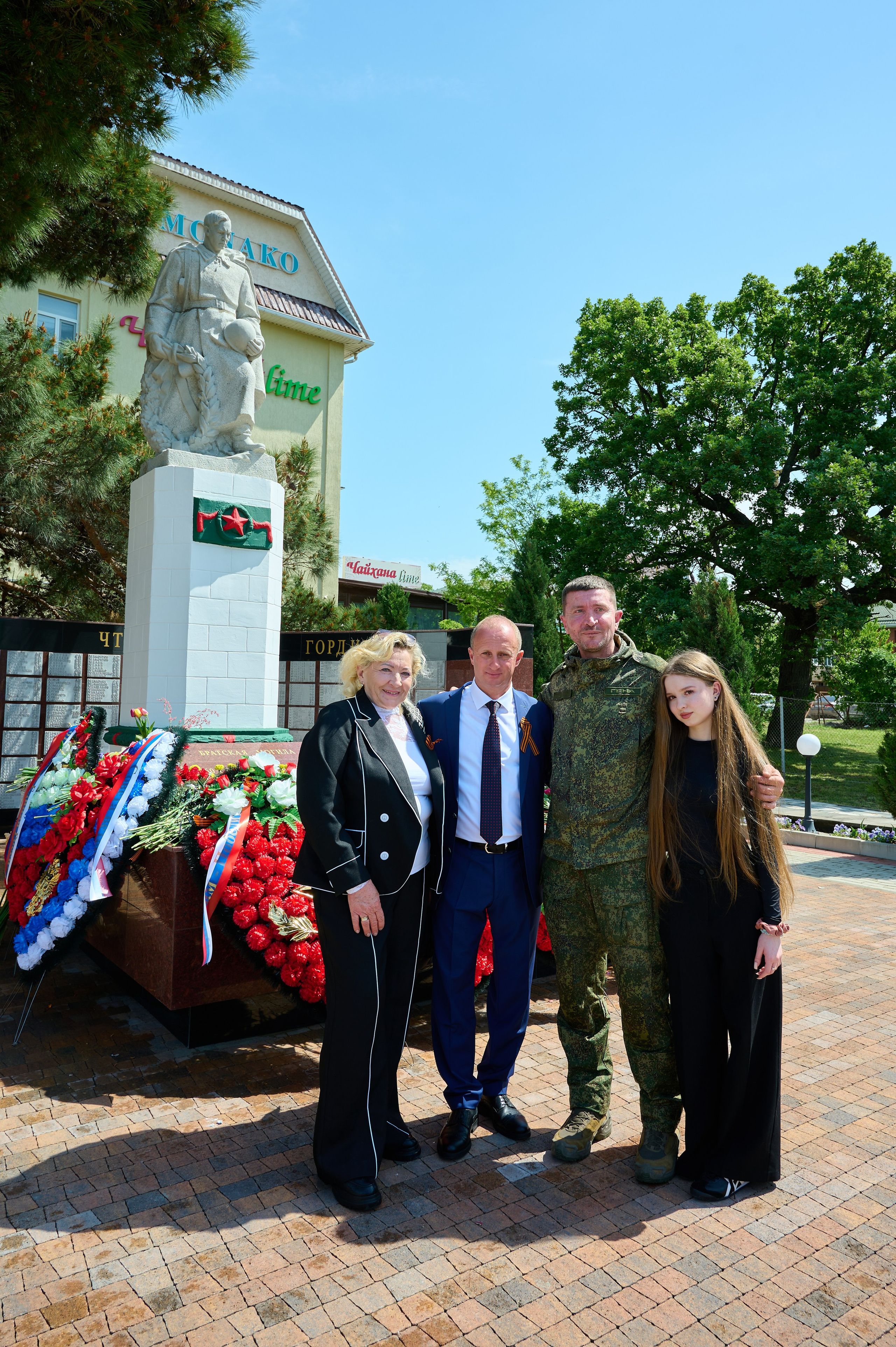 Митинг 9 мая. Кабардинка. Жизнь курорта Кабардинка в фотографиях