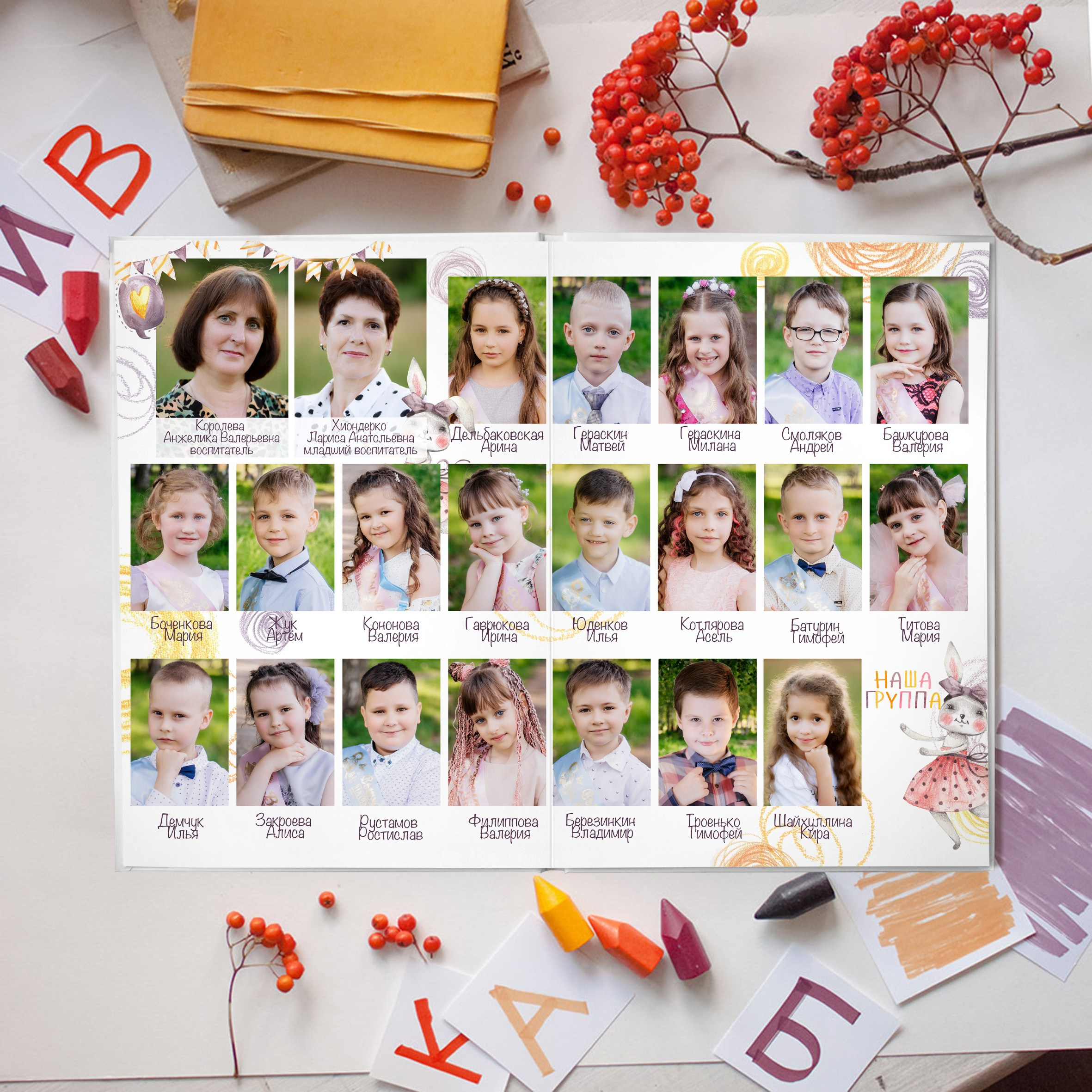 1 разворот. Студия детской фотографии «Воображение»