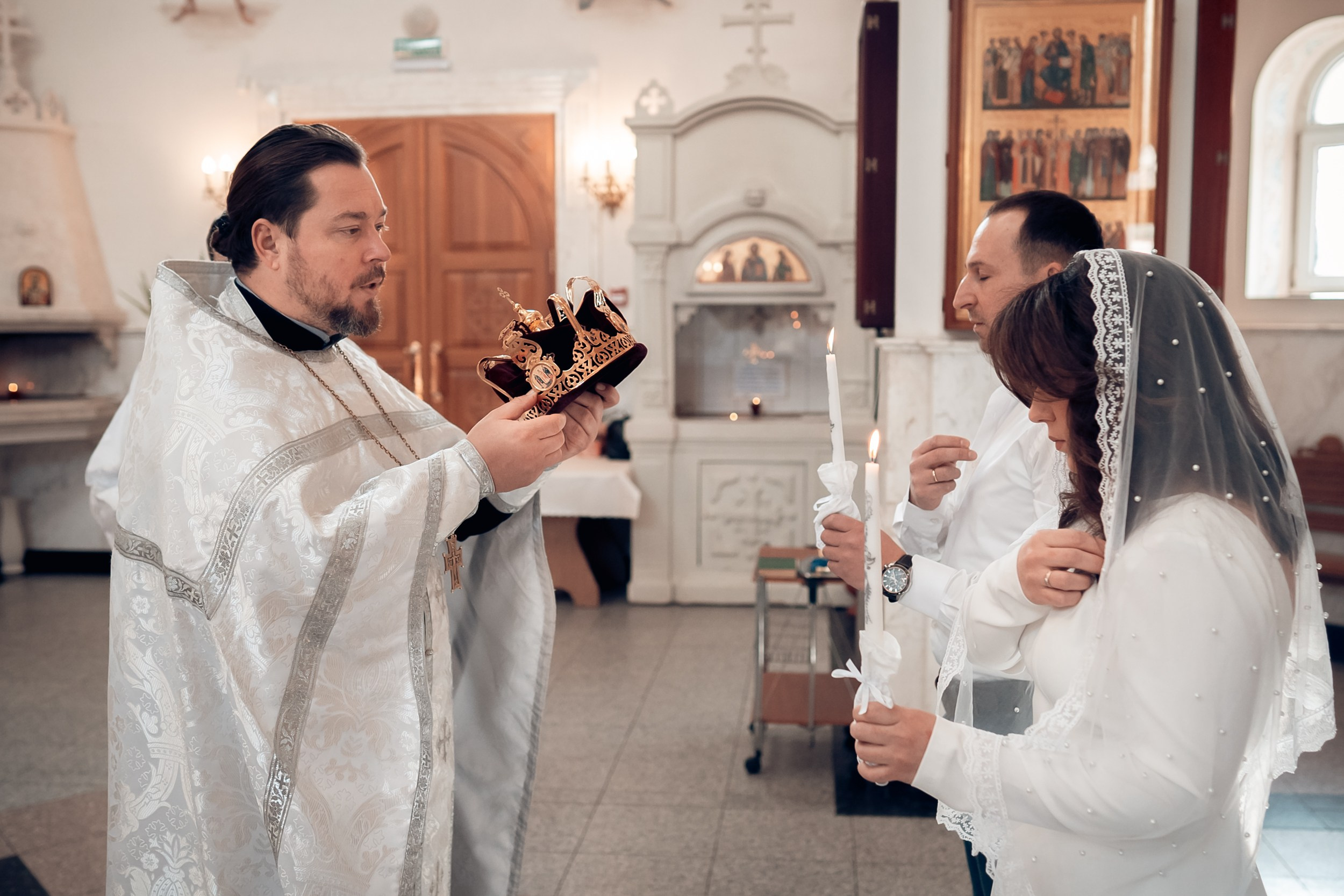 Венчание в храме Вознесения Господне г. Севастополь. Церковный фотограф Севастополь