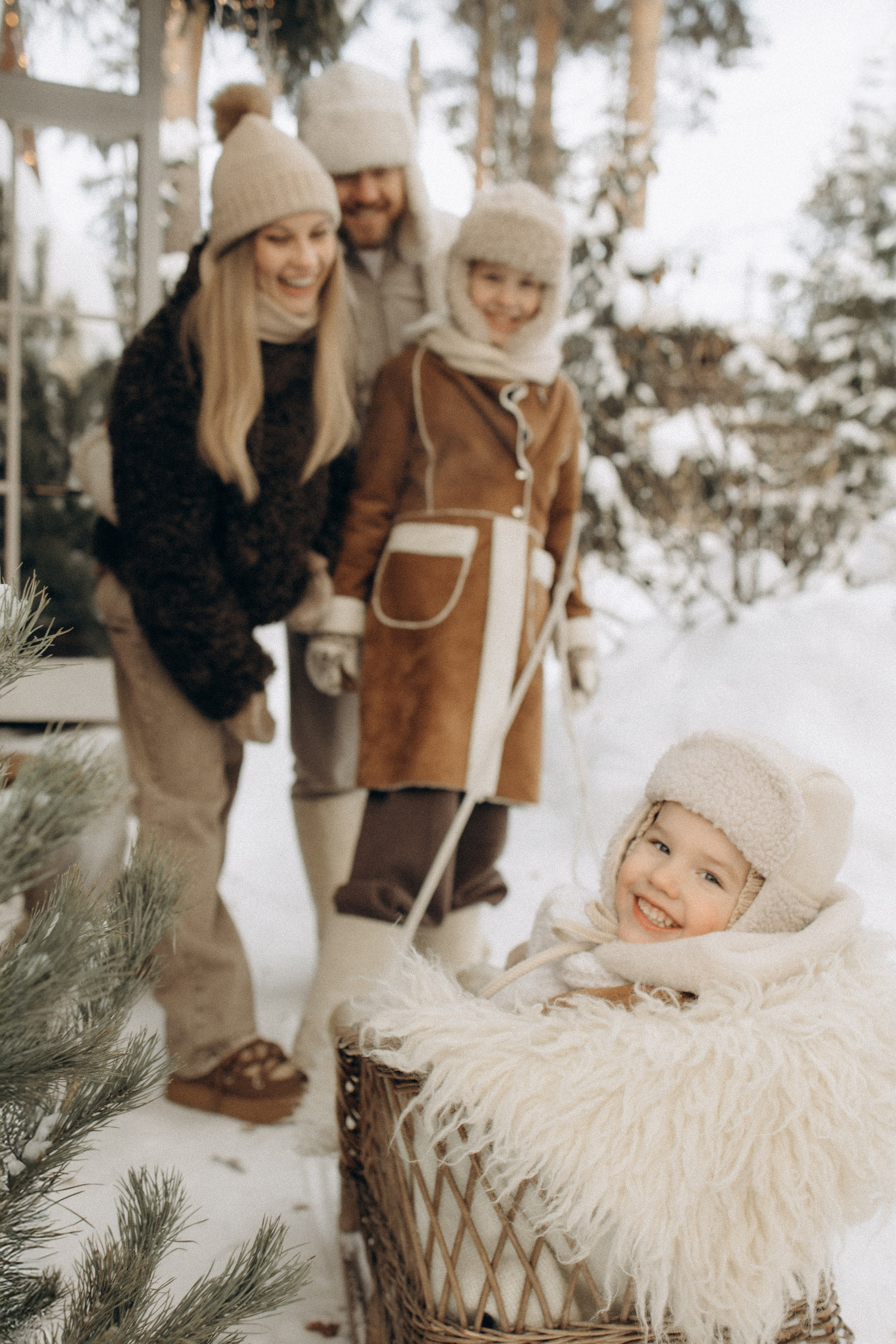 Зимняя фотосессия. Семейный фотограф Москва Юлиана Фетисова
