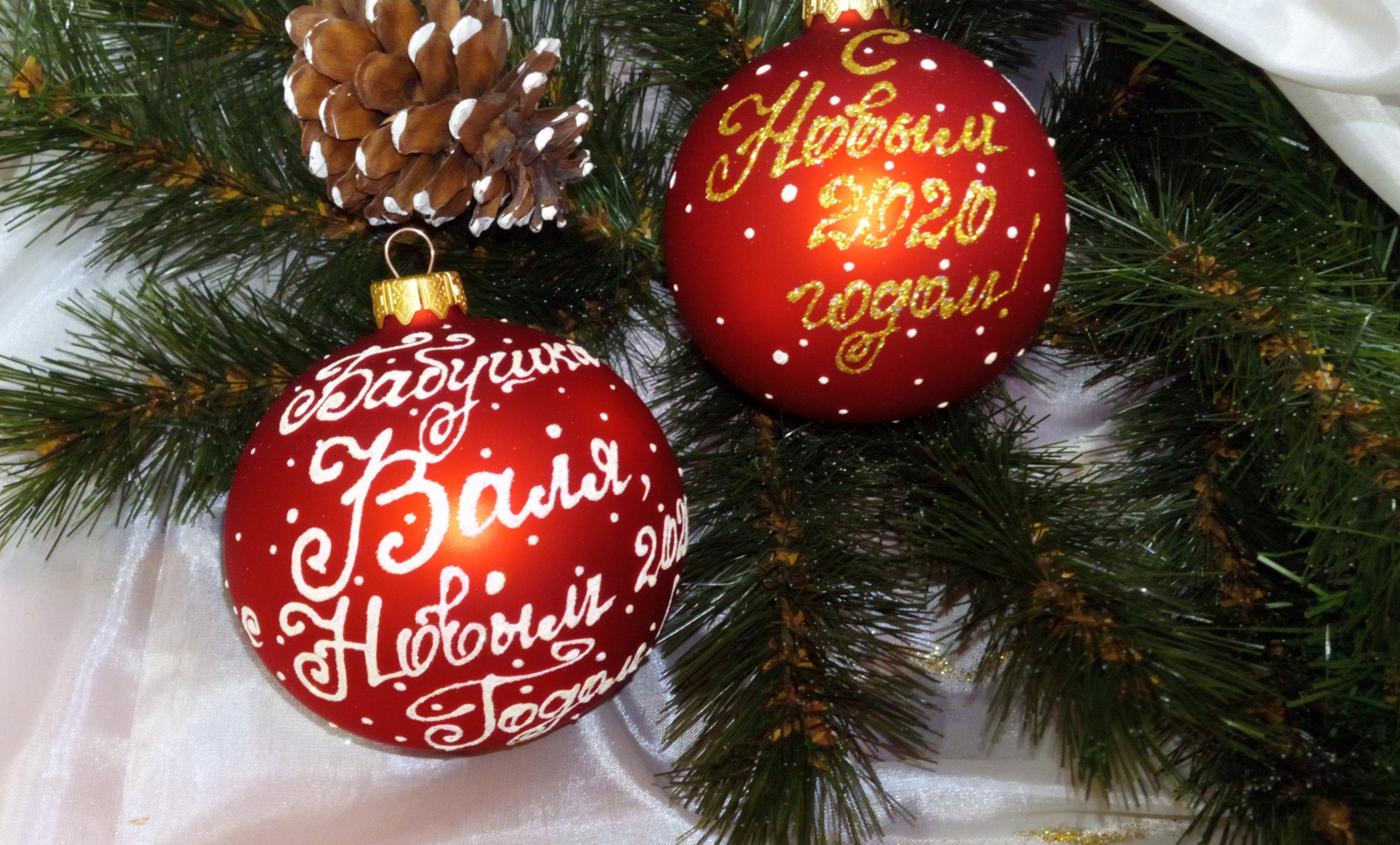 Елочный шар с росписью-Ваш лучший подарок на Новый Год. Арт-вечеринки и мастер-классы в Москве для взрослых и детей