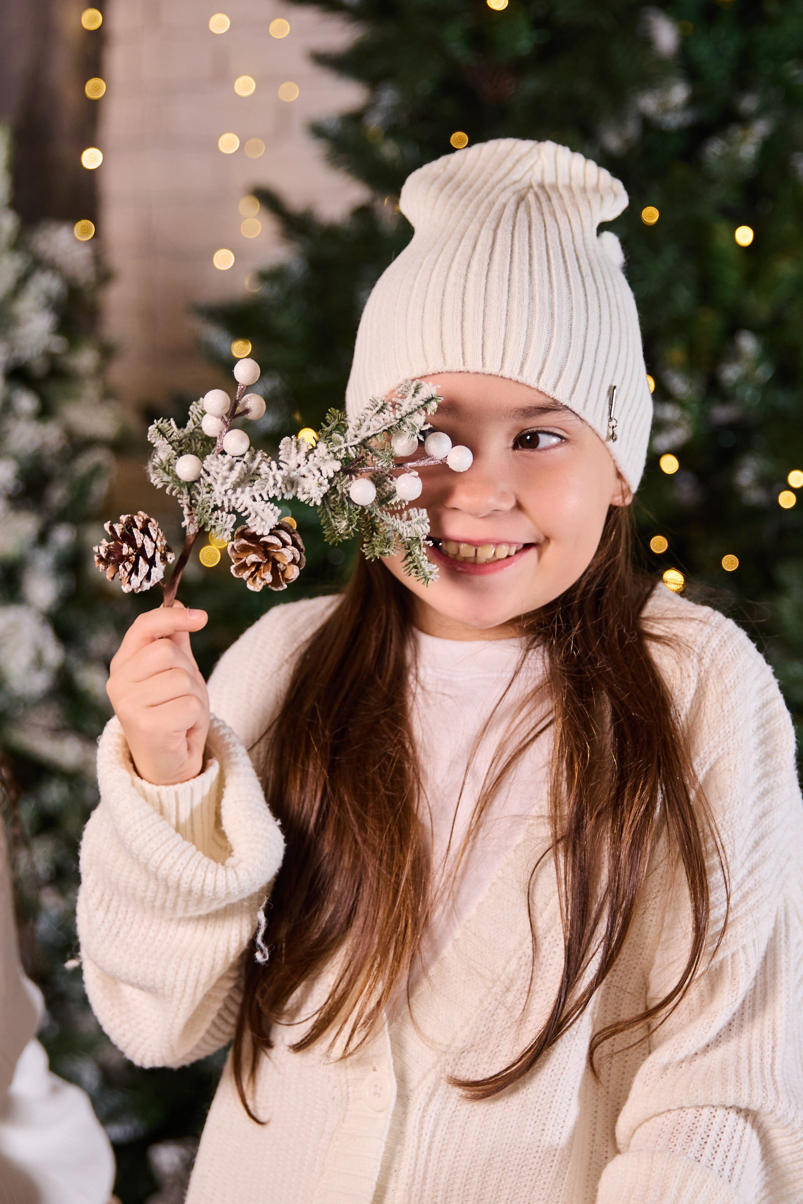 детский новогодний портрет фотограф