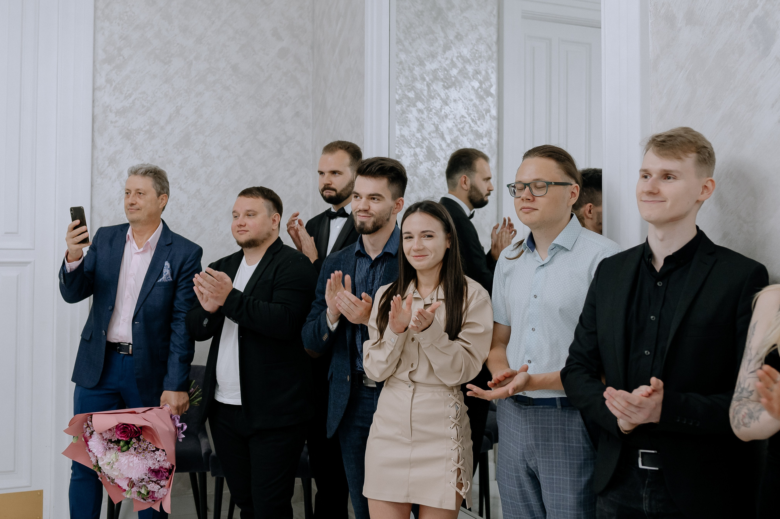 Гости в Кутузовском загсе