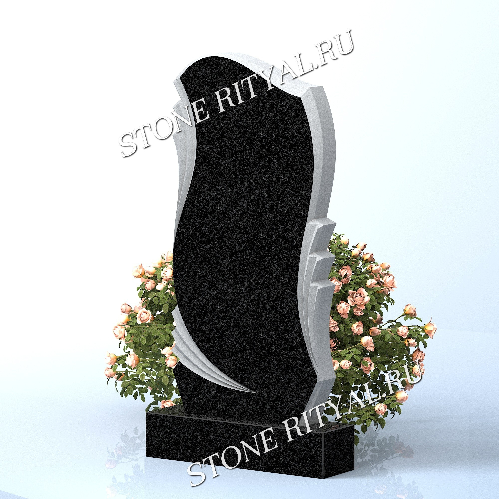 Вертикальные памятники прямые. Изготовление и установка памятников в Москве и МО