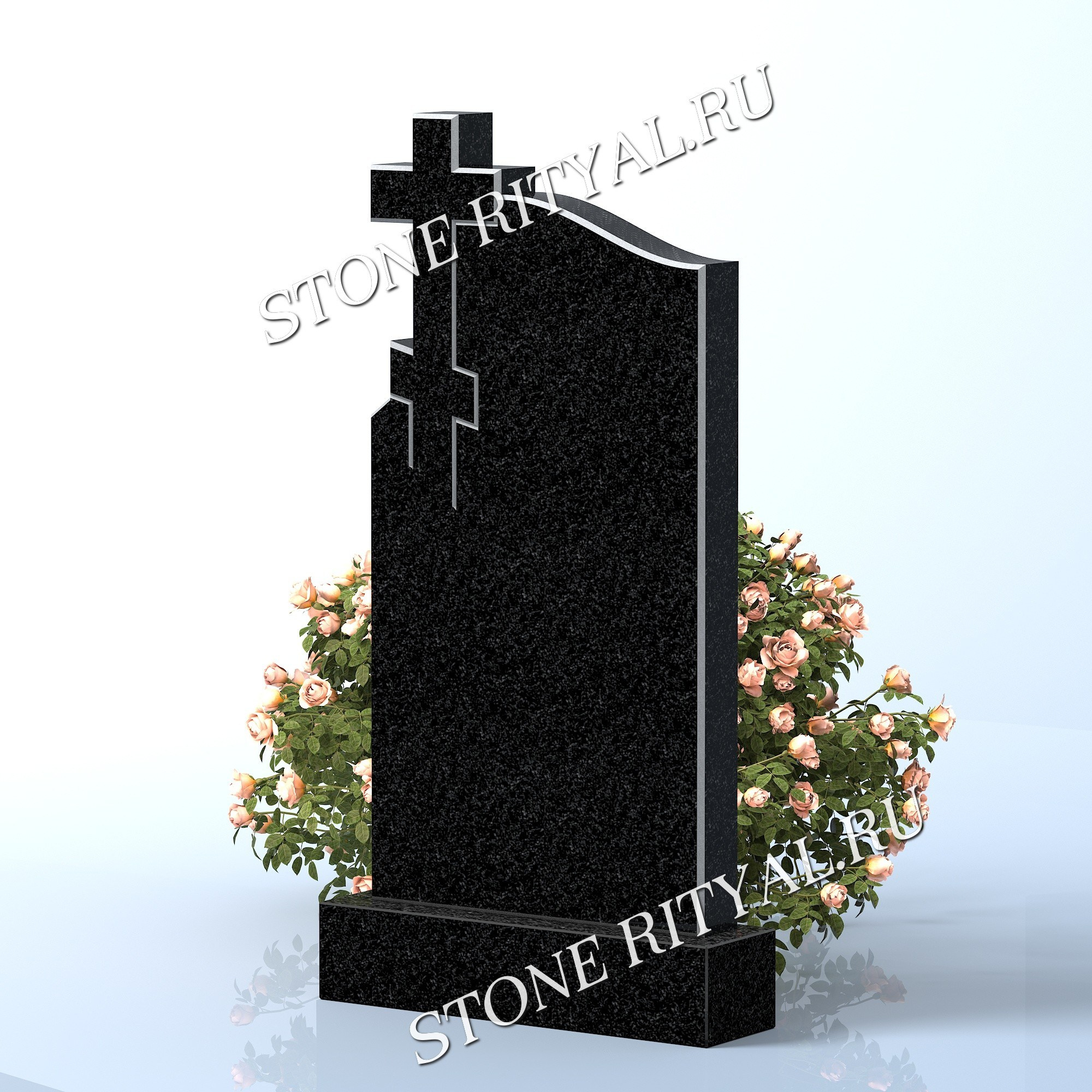 Вертикальные памятники прямые. Изготовление и установка памятников в Москве и МО