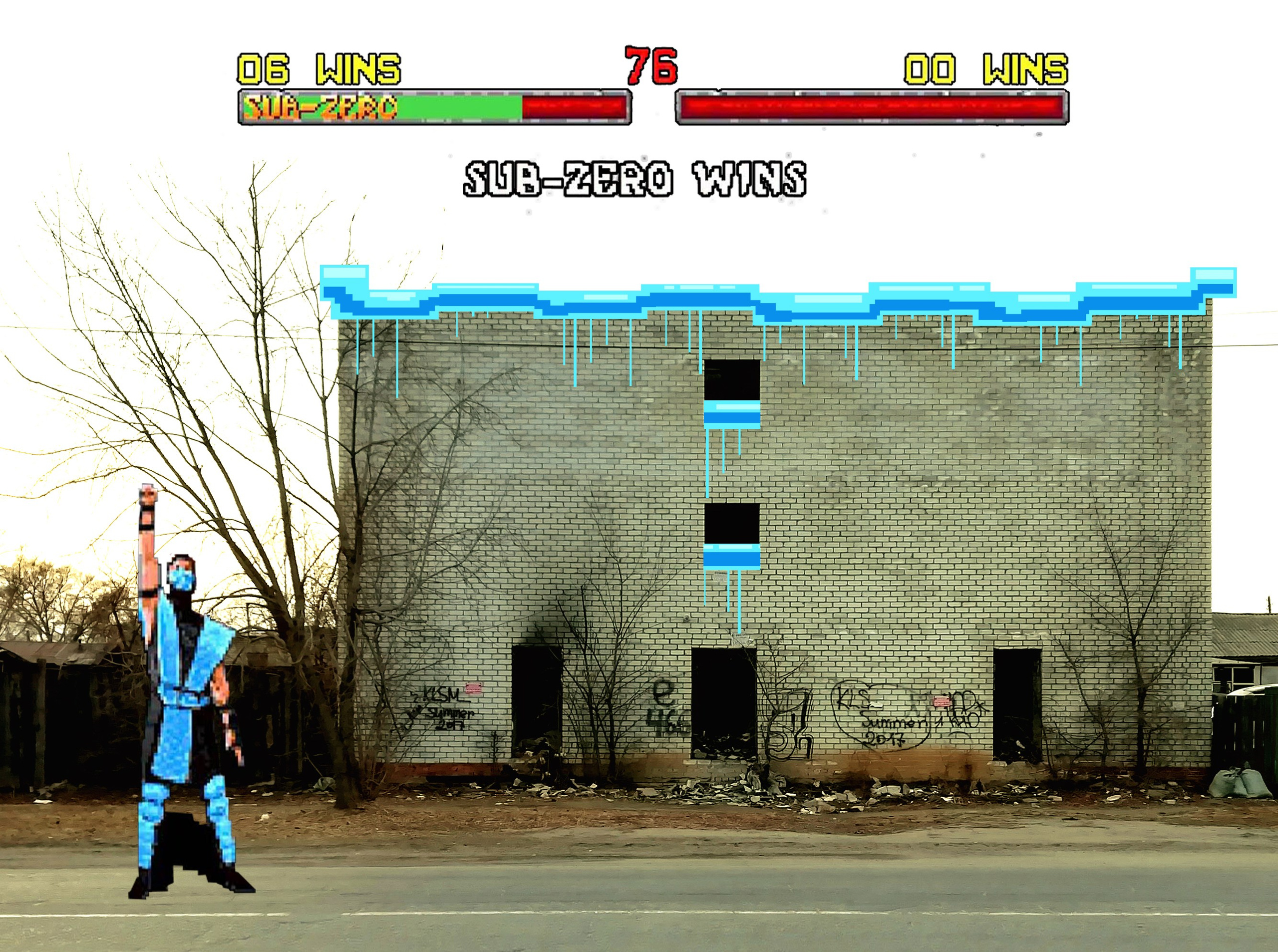 Urban fights. Художник Рыбак Николай