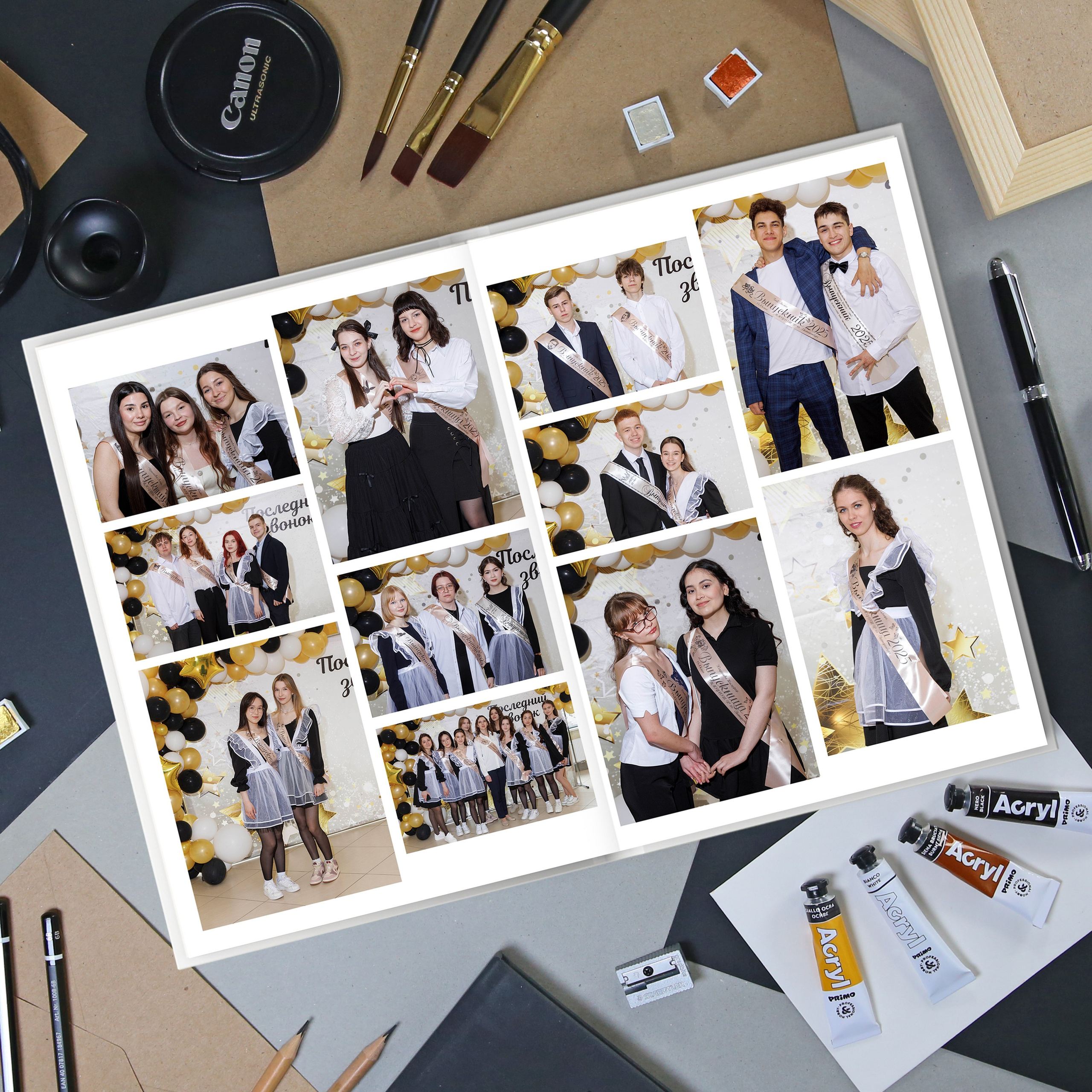 10 разворот-плотная бумага с ламинацией.