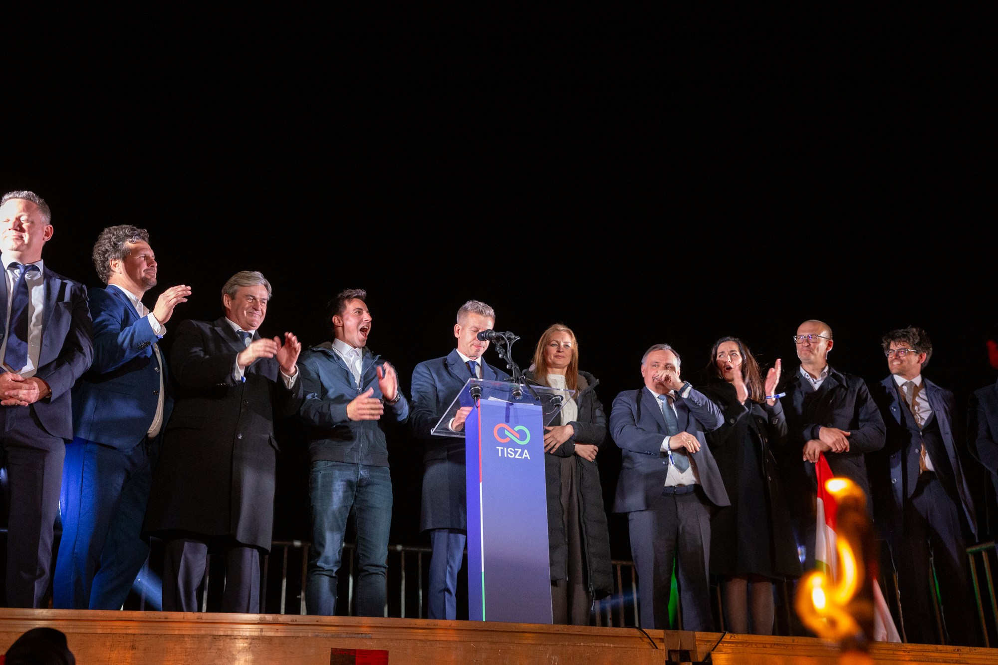TISZA Victory Night, Hungary 2026. Photographer in Budapest — Yura Knyazev